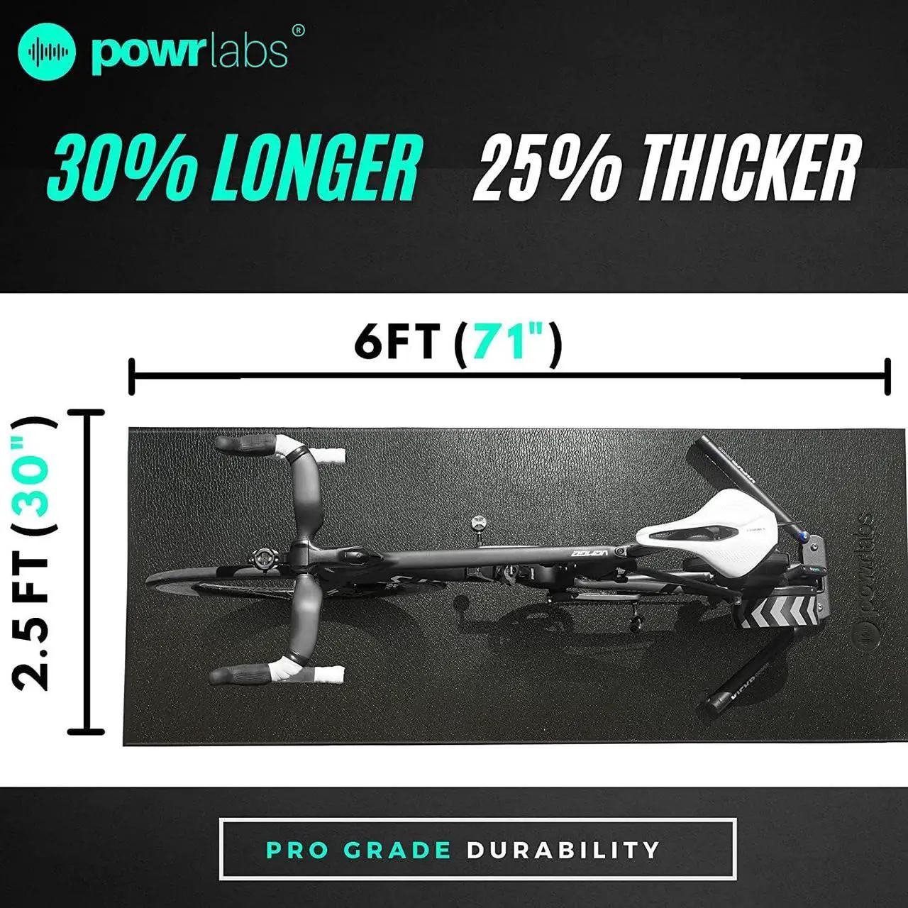 Powr Labs Bike Mat - Thumbnail 2