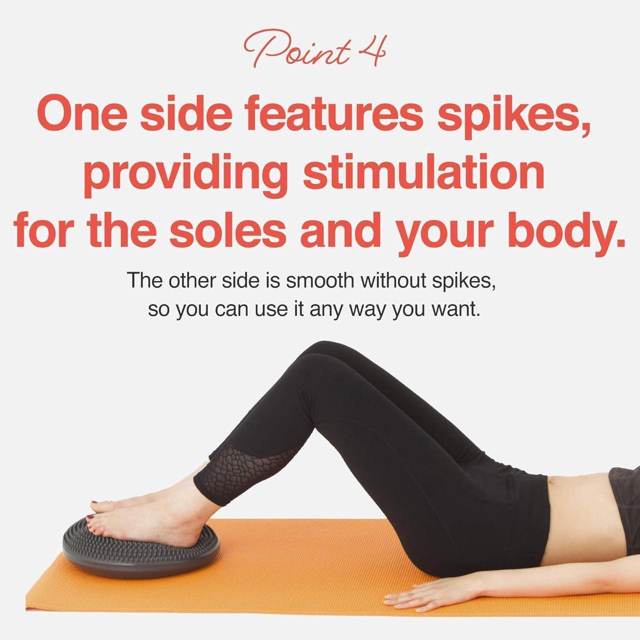 Alt view image 5 of 7 - Primasole Balance disc 1 PC Comes with an air Pump Exercise Disk for Stability Workout
