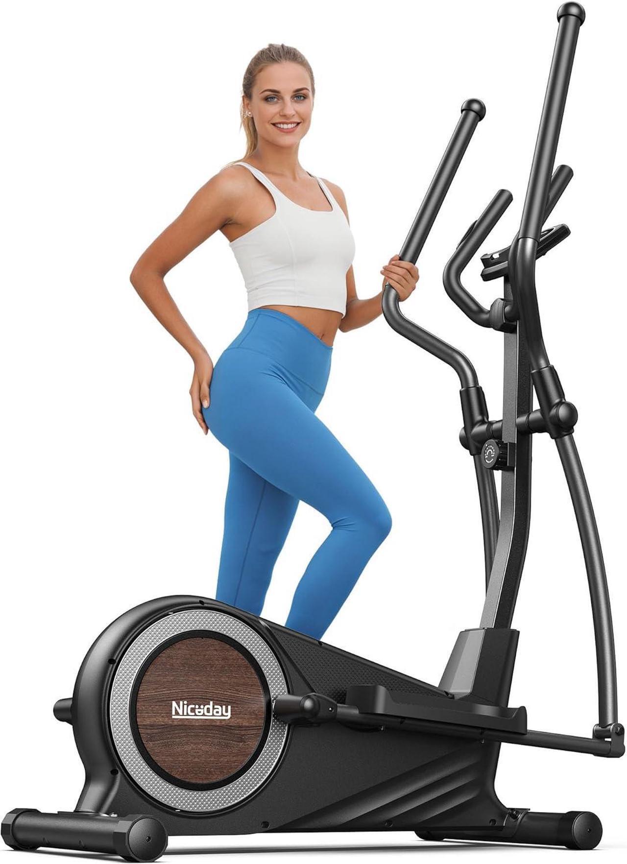 Main image of Niceday Elliptical Exercise Machine, Elliptical Machine for Home, Magnetic Elliptical Trainer with 15.5IN-19IN Stride, 16 Resistance Levels, 400LBS Loading Capacity, Support Kinomap APP