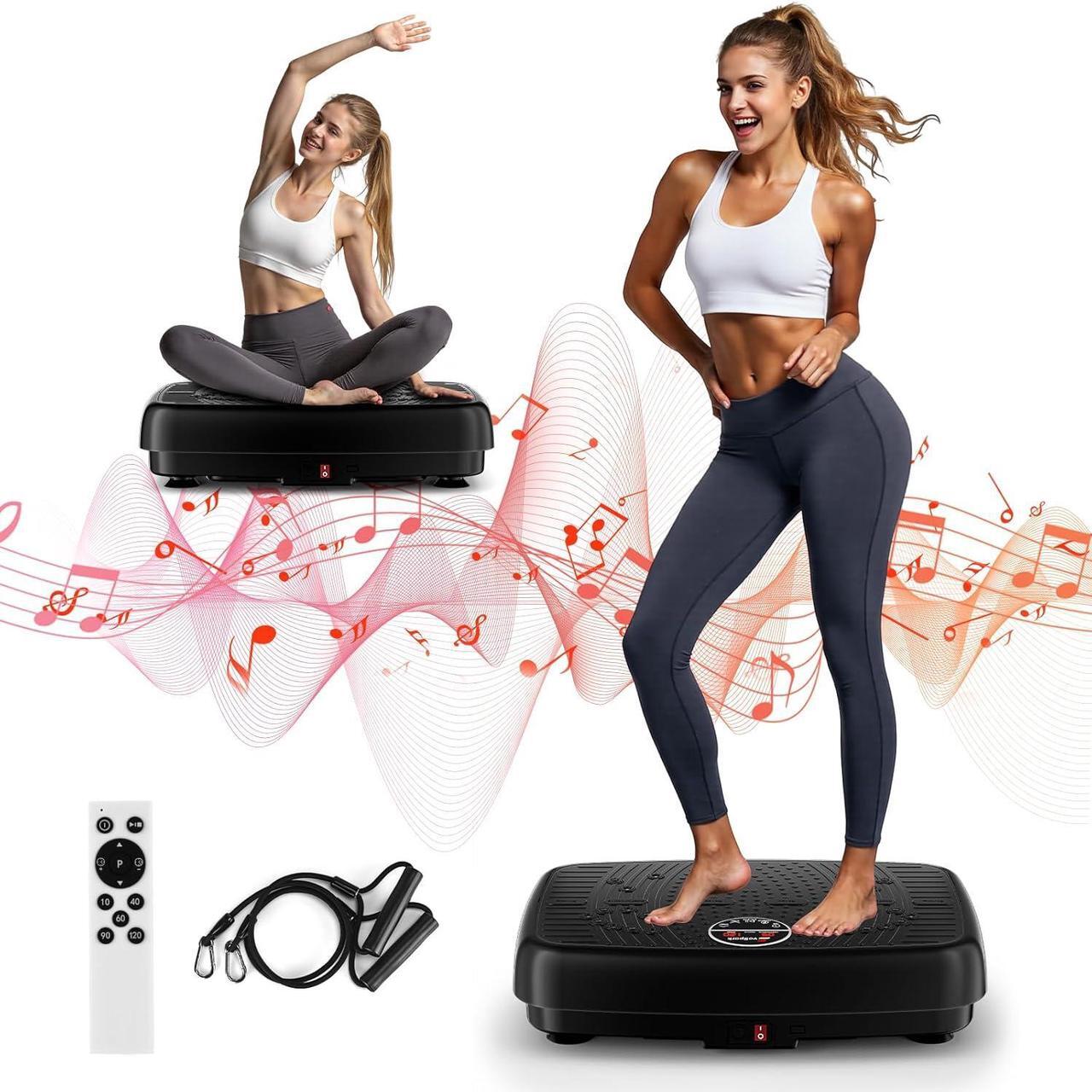 Main image of Vibration Plate Exercise Machine, 2025 Upgraded Double Motors Vibration Plate for Lymphatic Drainage, EvoSpark 3D PRO Vibration Plates for Weight Loss,450 Lbs Capacity Vibrate Fitness Platform