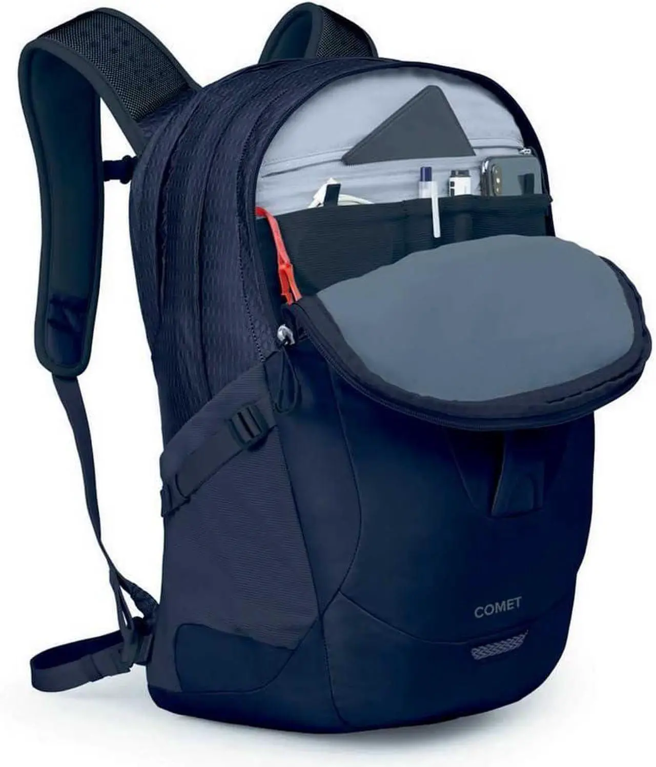 Alt view image 4 of 7 - Osprey Comet Laptop Backpack, Black