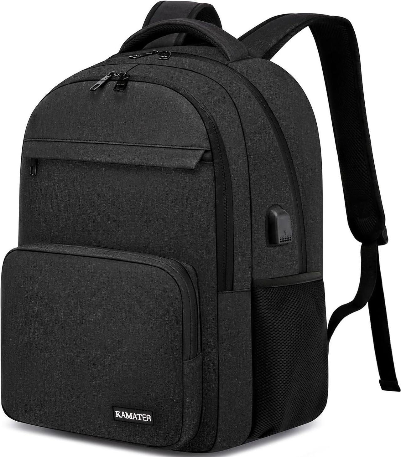 Main image of Black Backpack for School, School BackPack for Teens,Boys and Girls,Students, with 15.6 inch Laptop Bookbags for Middle school,Large Back Pack with Compartments for Men & WomenONLY BACKPACK