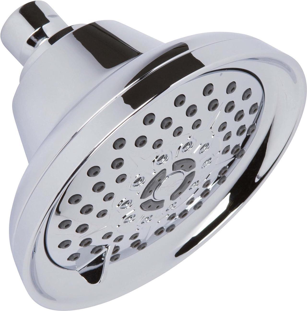 Main image of Massaging Shower Head High Pressure - Multi-Function, Massage Rainfall Showerhead With Boosting Mist For Low Flow Showers & Adjustable Water Saving Nozzle, 2.5 GPM - Chrome
