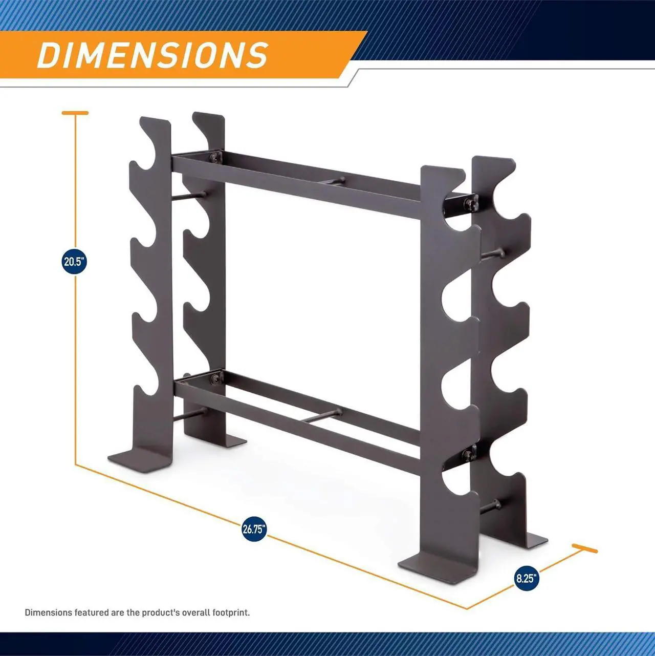 Marcy Dumbbell Rack - Thumbnail 5