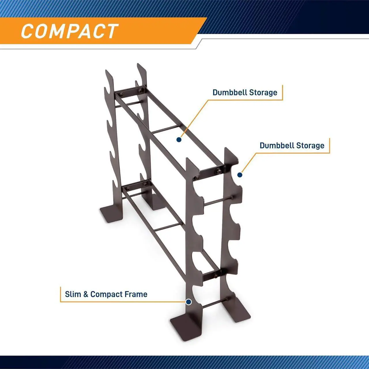 Marcy Dumbbell Rack - Thumbnail 4
