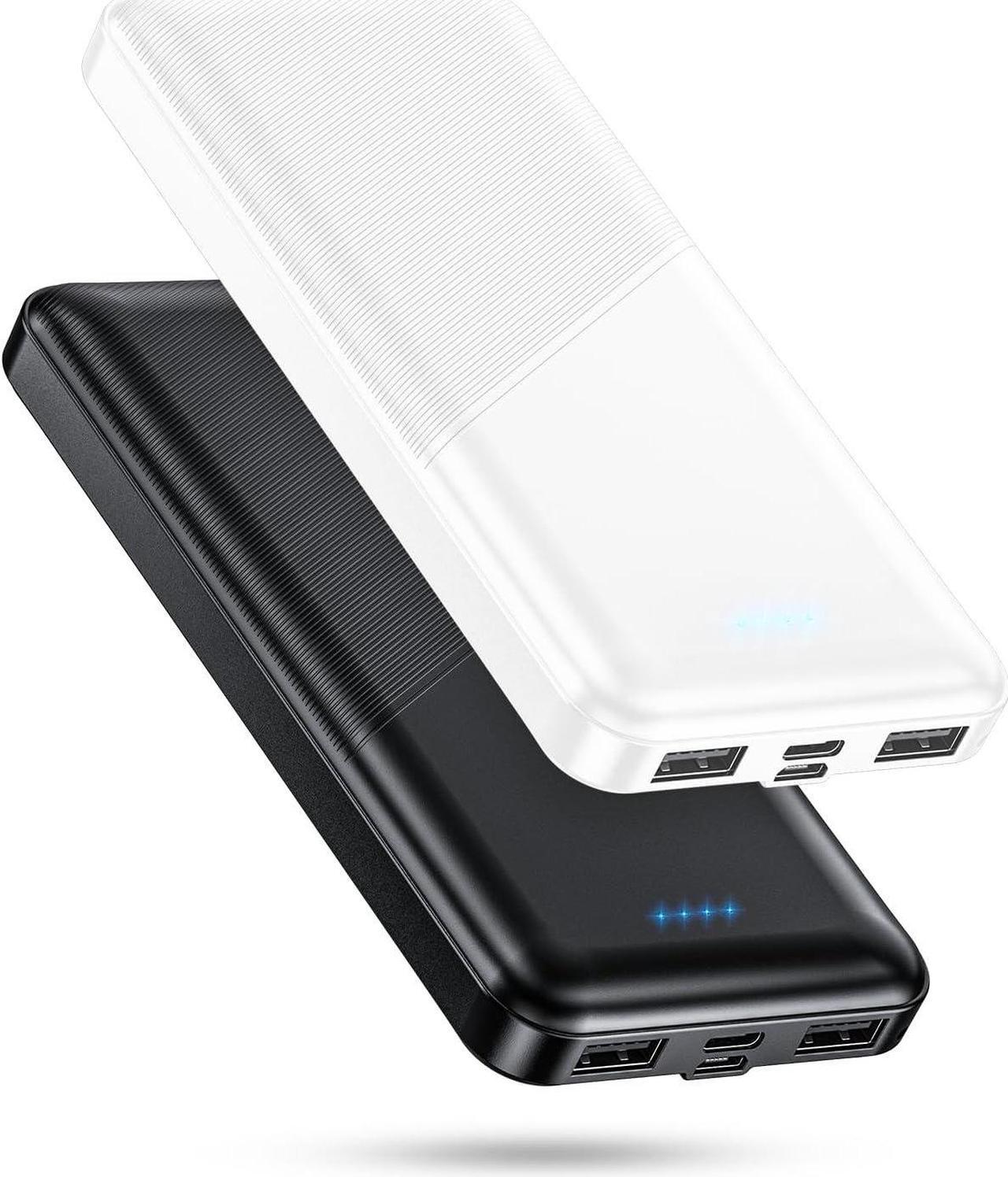 Main image of Feeke Portable-Charger-Power-Bank - 2 Pack 15000mAh Dual USB Power Bank Output 5V3.1A Fast Charging Portable Charger Compatible with Smartphones and All USB Devices