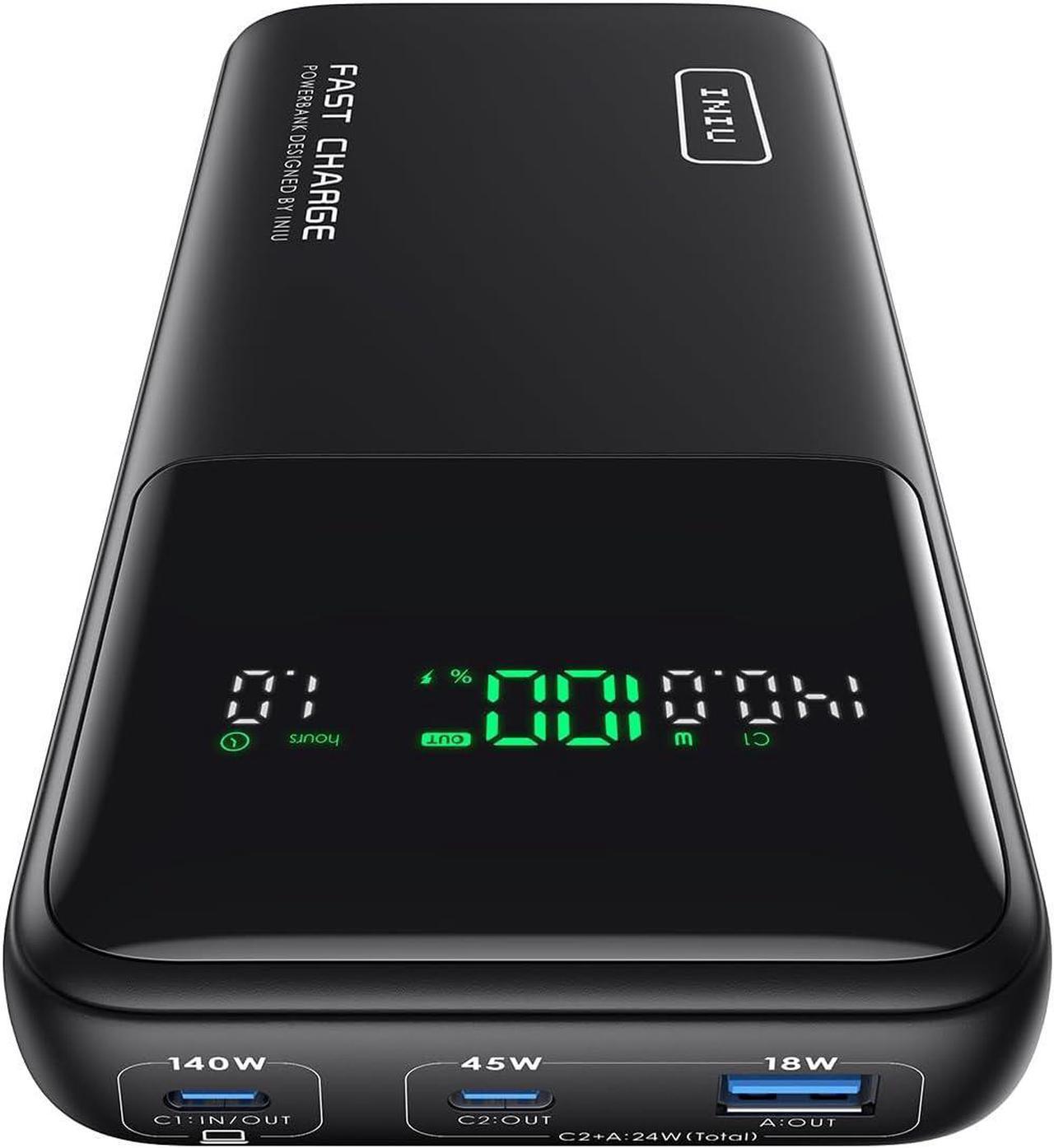 Main image of 140W Power Bank 27000mAh High Capacity Laptop Portable Charger USB C in&Out Tablet Powerbank Smart Digital Display Phone Charge Compatible with iPhone 15  iPad MacBook Laptop etc.