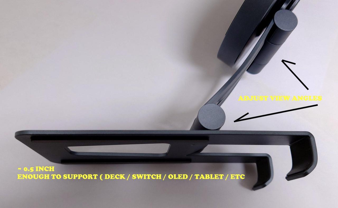 Alt view image 6 of 7 - NEXiLUX Universal 8-in-1 Type-C Docking Station Compatible with STEAM Deck, Switch/Switch OLED, Tablets and Smartphones