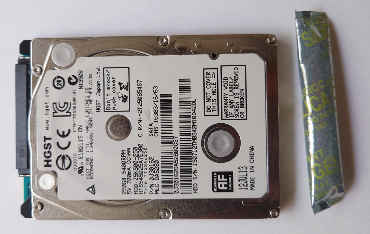 Alt view image 4 of 7 - TOTALCONSOLE 2.5 Inch 250GB SATA HDD OEM HITACHI - Z5K500-250 0J30162 DA5280 Cmpatible with Laptops, PS3 Slim