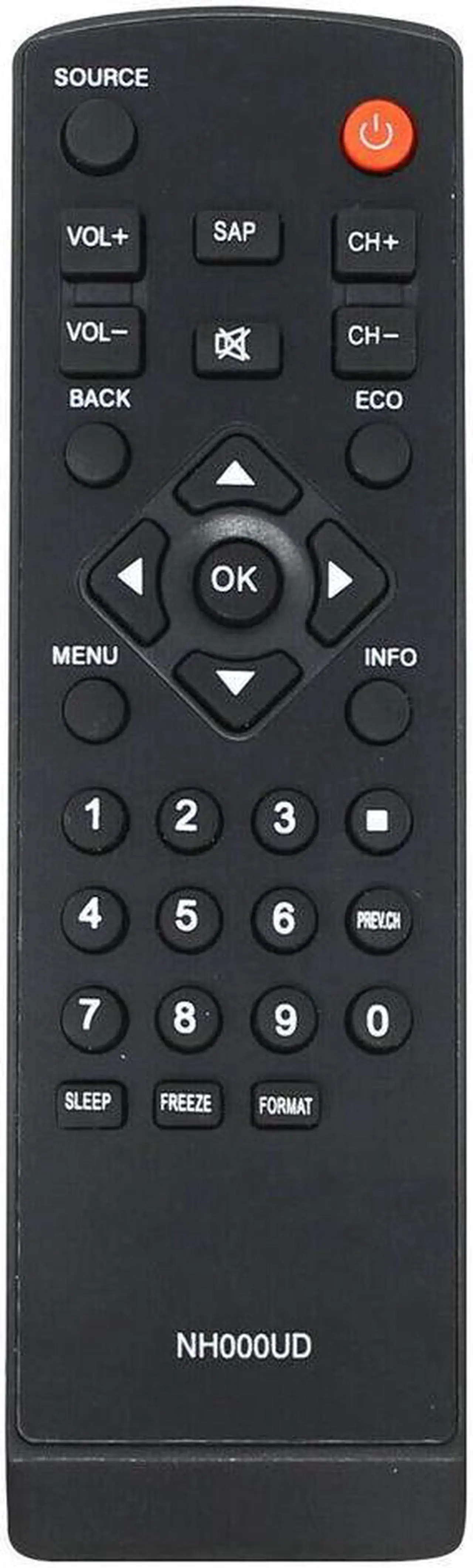 Alt view image 3 of 5 - NEW NH001UD NH000UD Remote for Sylvania Emerson TV LC320EM2 LC320EM1 LC401EM3F