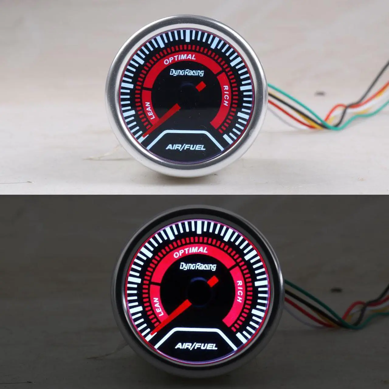 Alt view image 7 of 7 - 2" 52mm Air Fuel Gauge Smoke Lens Air Fuel Ratio Gauge Super Bright Led Lighting Car Meter