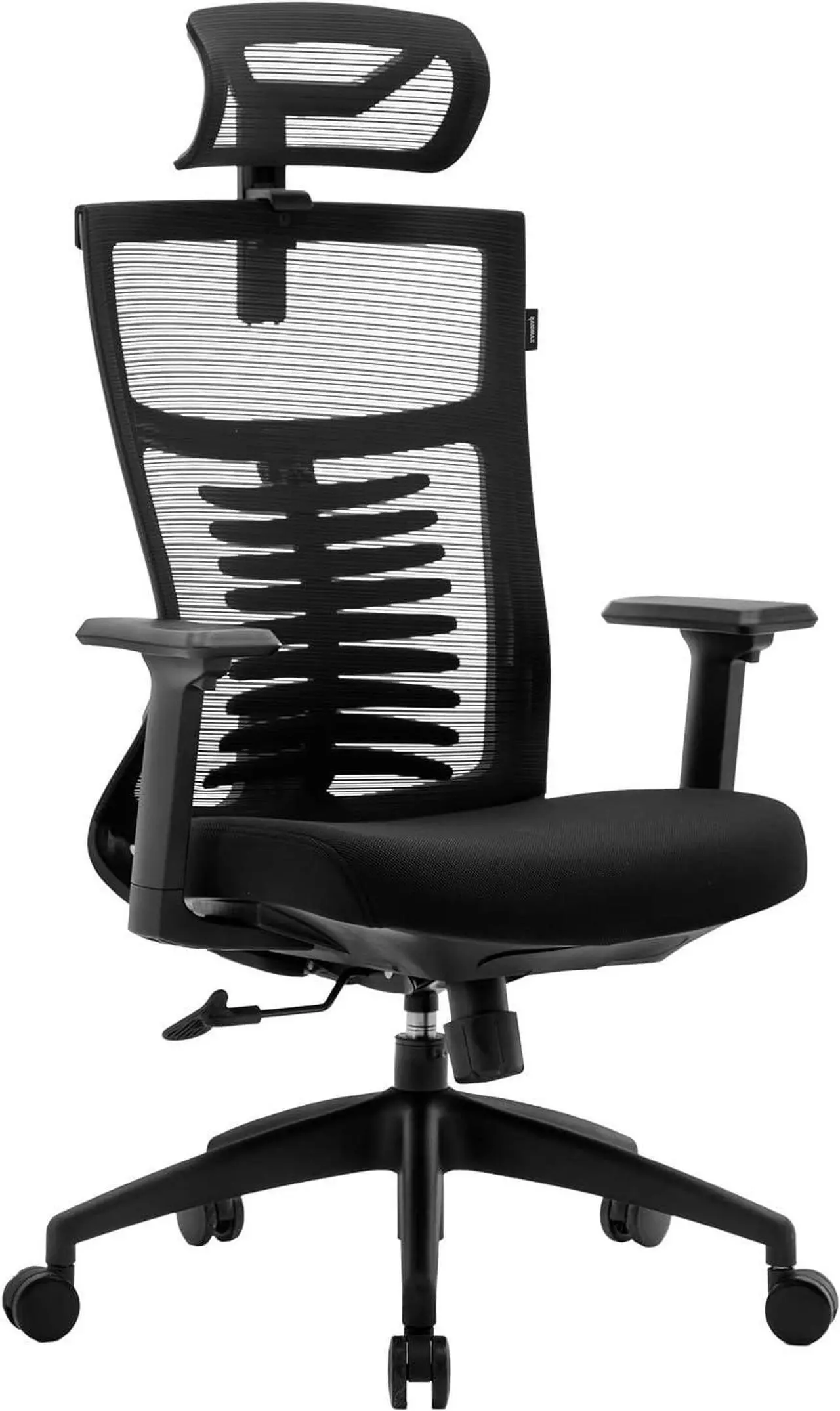 Main image of Raidmax Ergonomic Mesh Office Chair, High Back Desk Chair - Adjustable Headrest with 3D Adjustable Armrest, Tilt Function, Lumbar Support and PU Wheels, Swivel Computer Task Chair Black