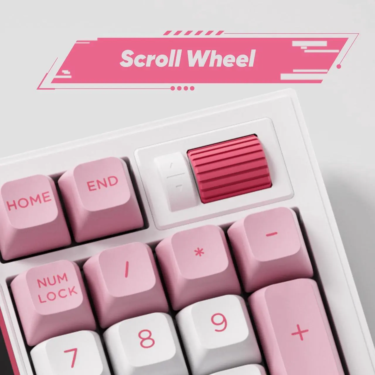 Alt view image 5 of 7 - Akko 5098B Wireless Gaming Keyboard with Screen, Prunus Lannesiana Keyboard with Scroll Wheel, Hot-Swappable Mechanical Keyboard with Numberpad,  RGB Gasket Keyboard, Piano Pre Lubed Switch