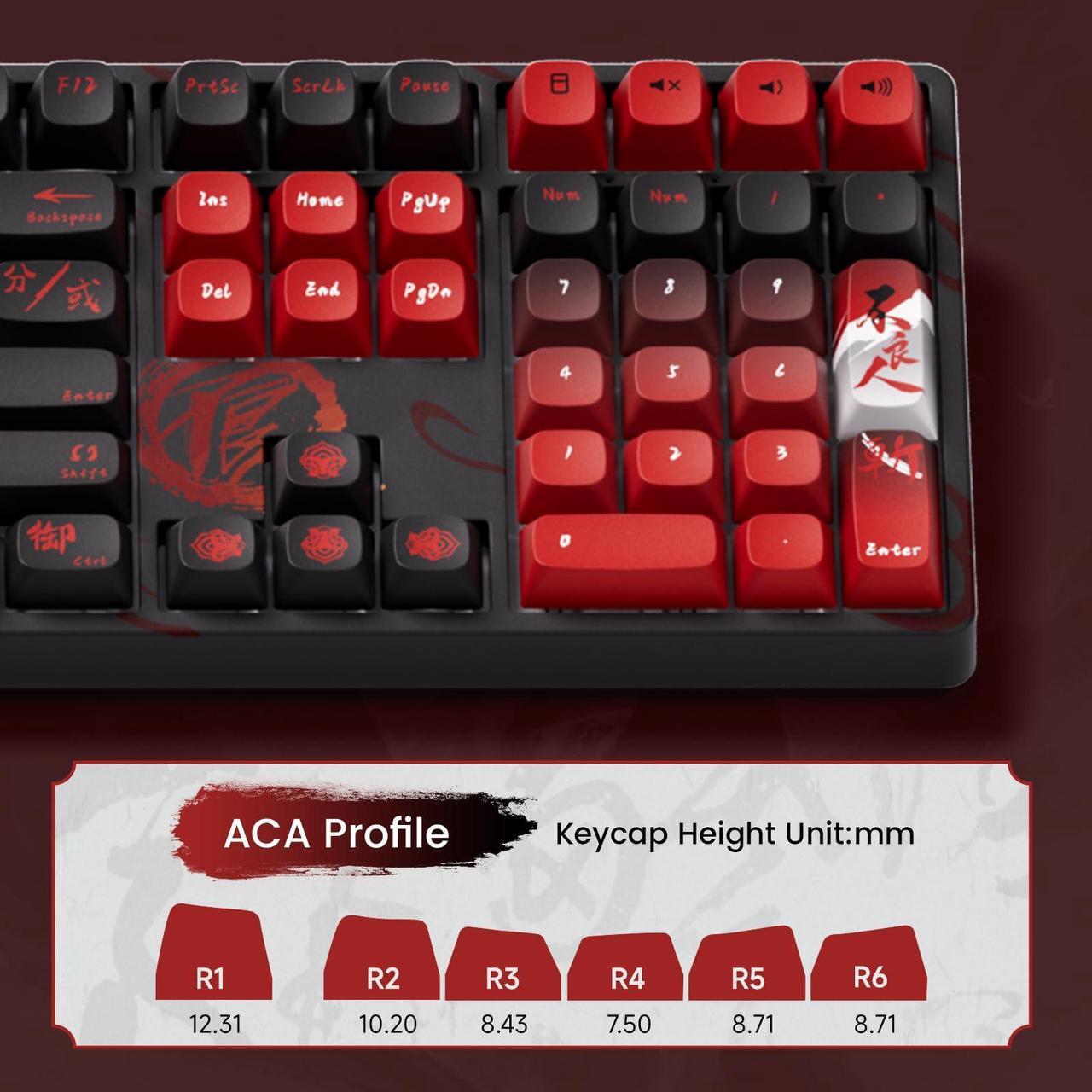 Alt view image 3 of 7 - Akko Wireless Gaming Keyboard The Degenerate 5108B Plus Hot-Swappable Tri-mode Mechanical Keyboard RGB Backlight, Piano Pre Lubed Switch