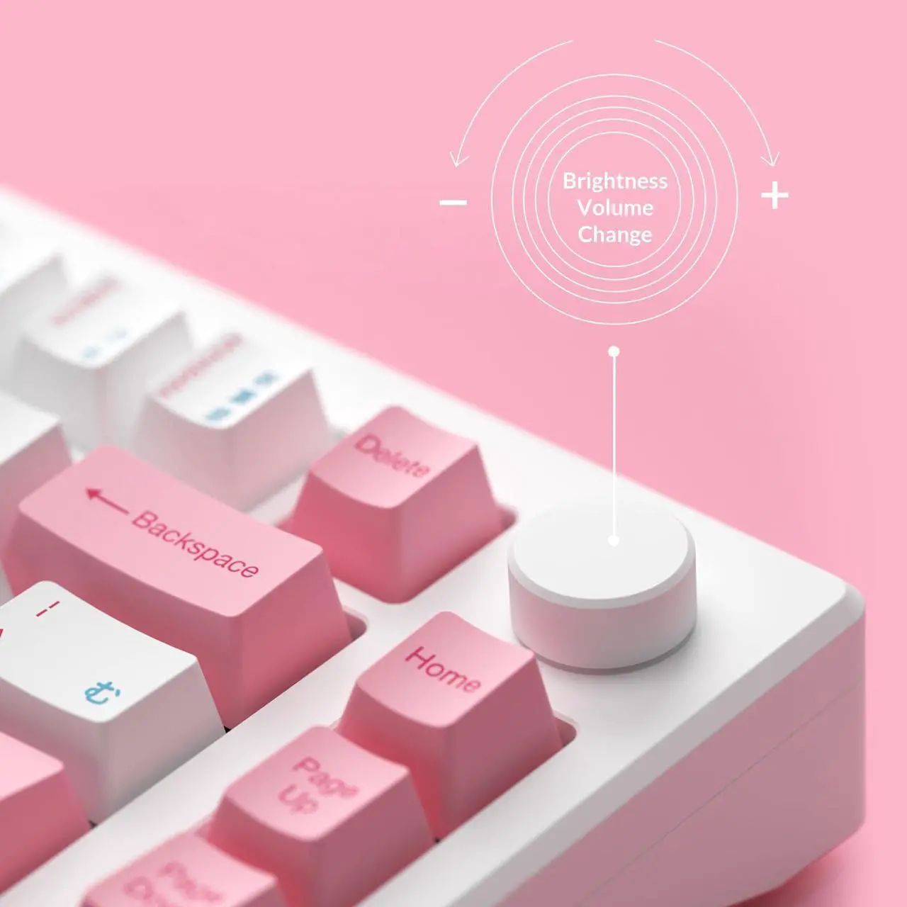 Alt view image 6 of 7 - Akko Magnetic Switches Rapid Trigger Gaming Keyboard, MOD007B HE PC World Tour Tokyo Wired/Wireless 75% 8k Polling Rate Mechanical Keyboard with Knob, RGB Backlit (Akko Creamy Yellow Magnetic Switch)