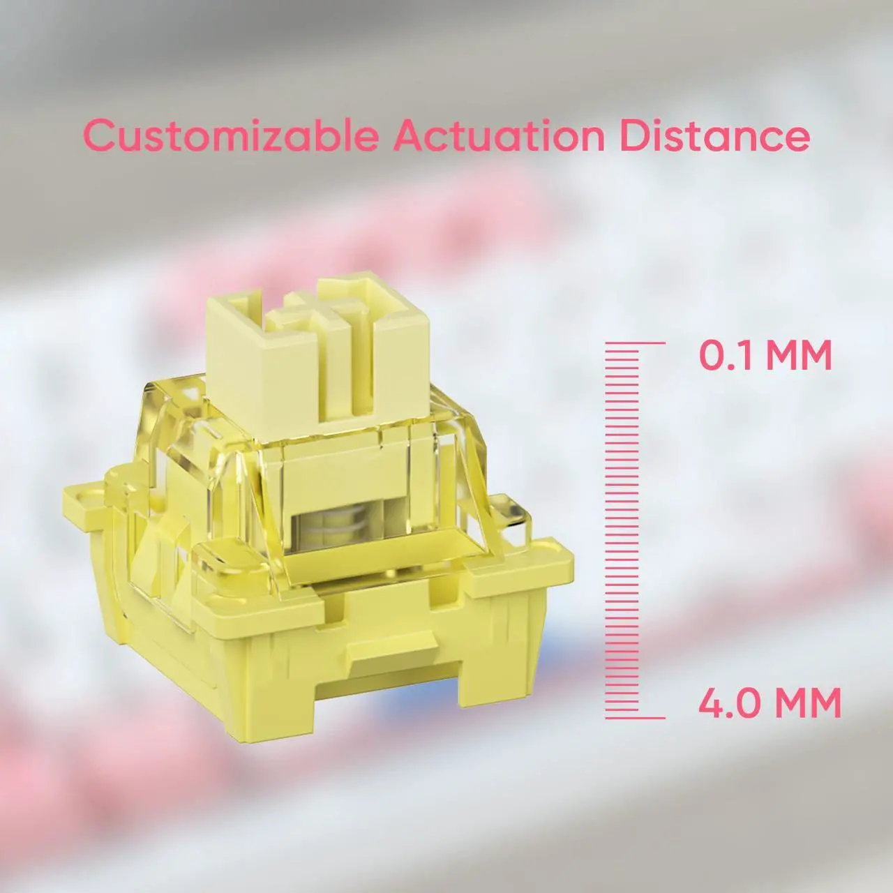 Alt view image 5 of 7 - Akko Magnetic Switches Rapid Trigger Gaming Keyboard, MOD007B HE PC World Tour Tokyo Wired/Wireless 75% 8k Polling Rate Mechanical Keyboard with Knob, RGB Backlit (Akko Creamy Yellow Magnetic Switch)