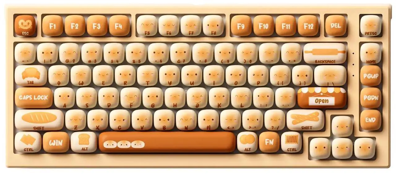 Main image of MG75W Bun Wonderland Wireless Mechanical Keyboard 75% Hot-Swappable Dual-Mode Gaming Keyboard with PBT Dye-Sub MOG Profile Keycaps (Akko V3 Piano Switch Switch)