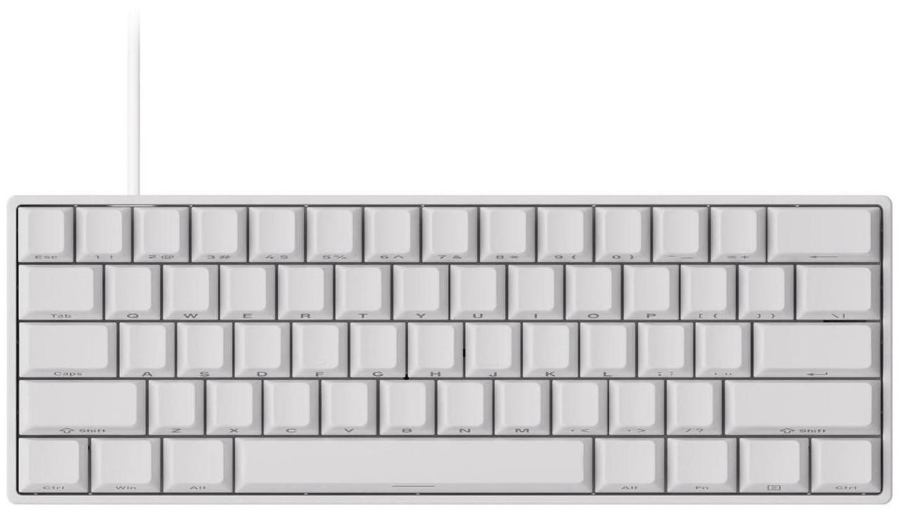 Main image of MONSGEEK FUN60 Pro Rapid Trigger Gaming Keyboard 8k SP Magnetic Switch HE Keyboard Wired 60% White Shine-Through (Glare Magnetic Switch)