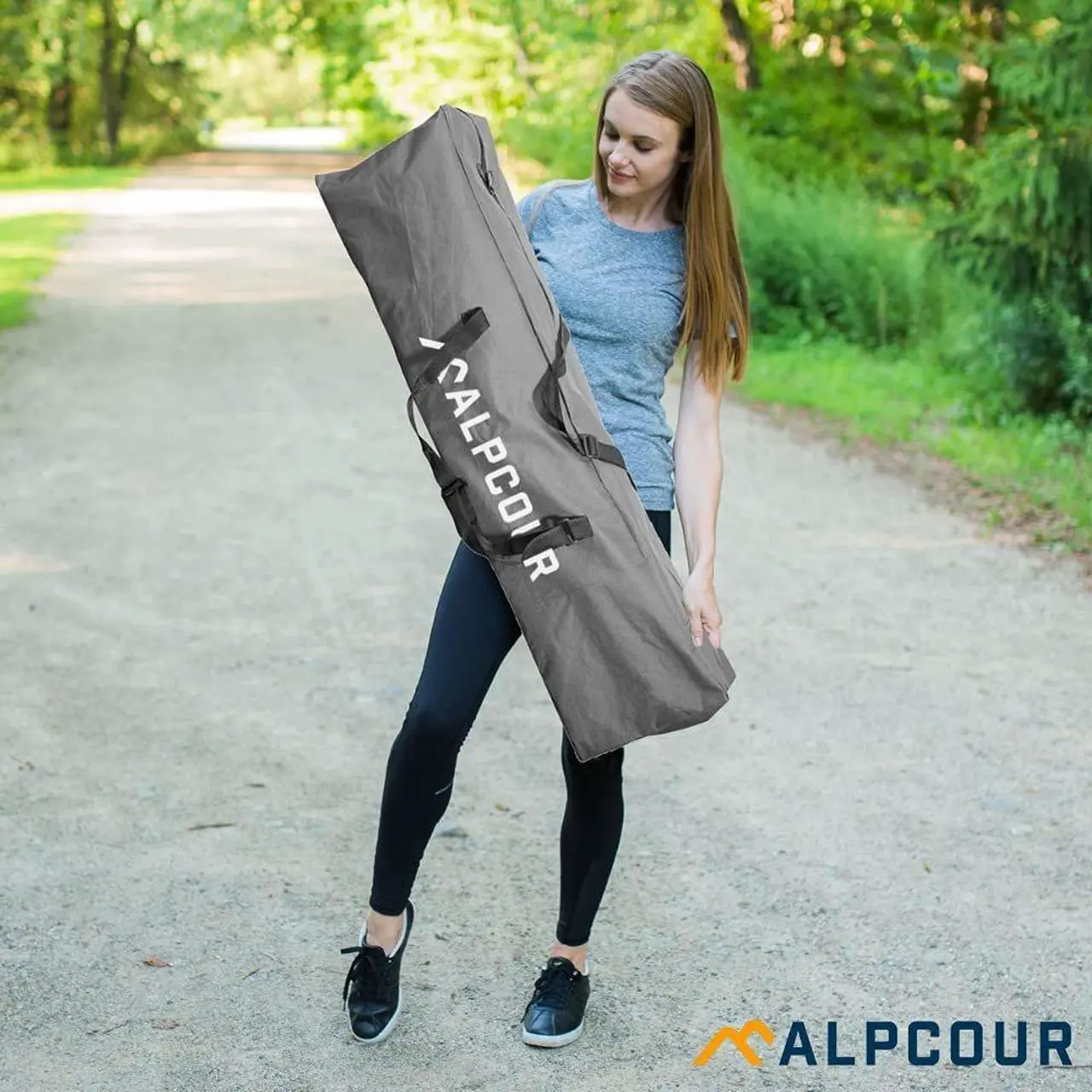 Alt view image 5 of 5 - Alpcour Camping Cot Bag for Outdoor Camping, Travel and Beach  42 Inch Heavy Duty Polyester Fabric Replacement Bag Fits Most Cots & Chairs  Multifunctional and Easy to Carry & Store