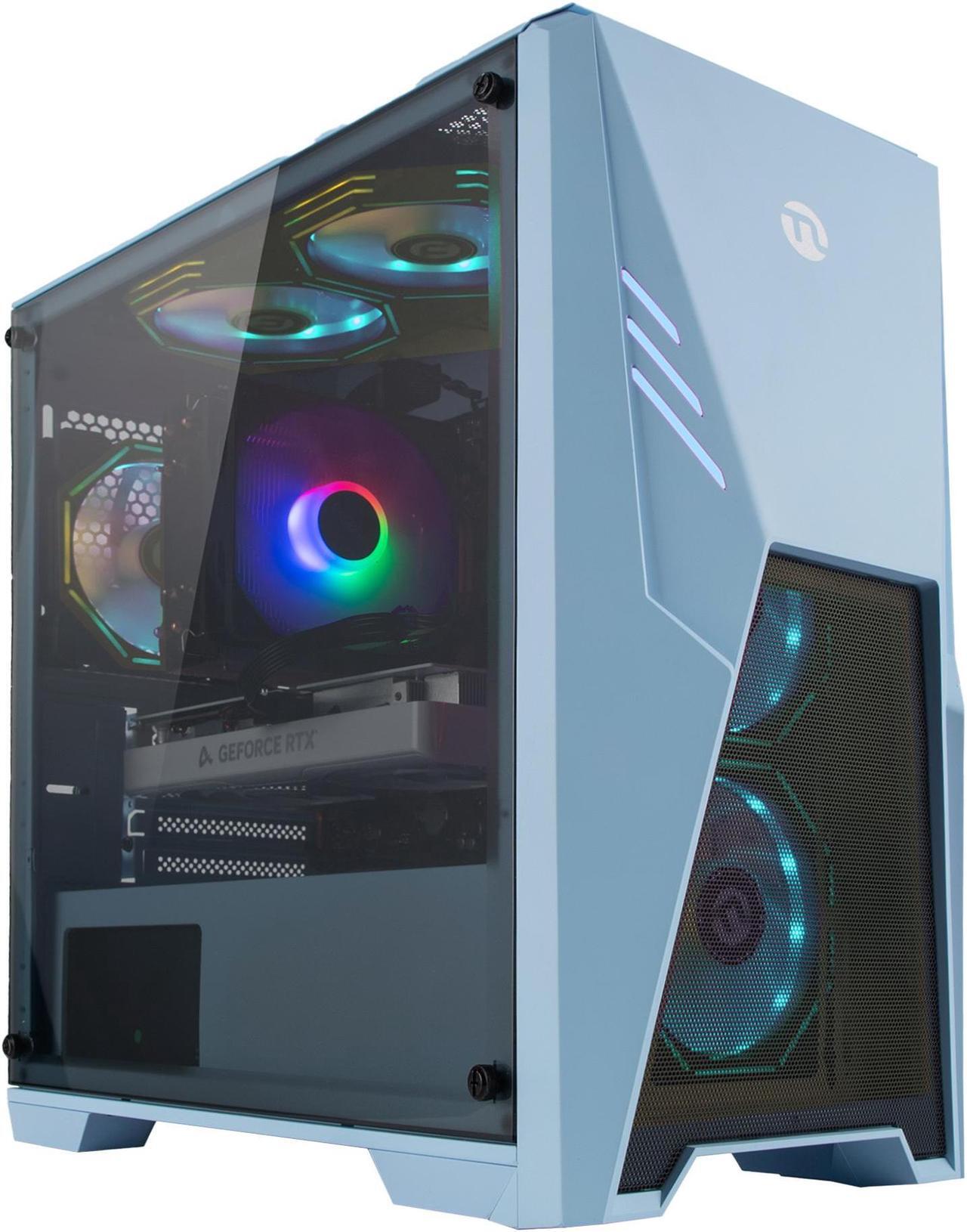 Alt view image 2 of 7 - Ningmei Gaming PC Desktop AMD Ryzen5 7500F (6 Core Up to 5.0GHz), 32GB DDR5 6000MHz, 1TB SSD NVMe , AMD Radeon RX 6750 GRE 10GB , 700W PSU,  Wi-Fi, Windows 11 Home 64-bit, Gaming Desktop