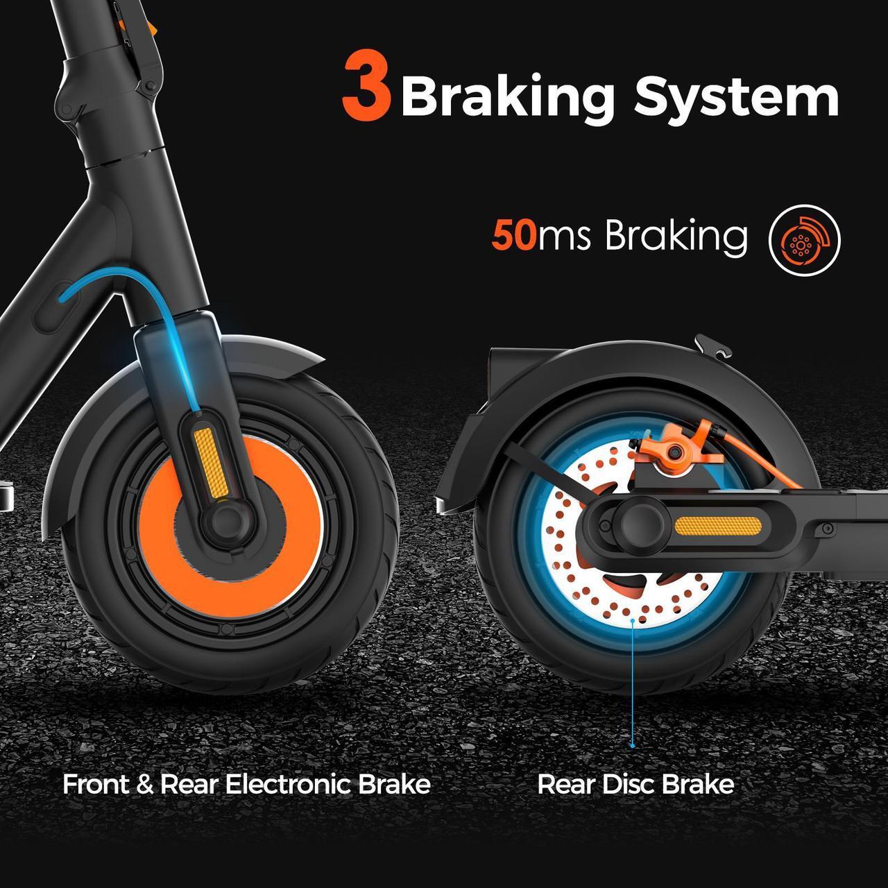 Alt view image 5 of 7 - Scooter for Hilly Area Riders, Dual Motor Inmotion Climber Electric Scooter for Adults