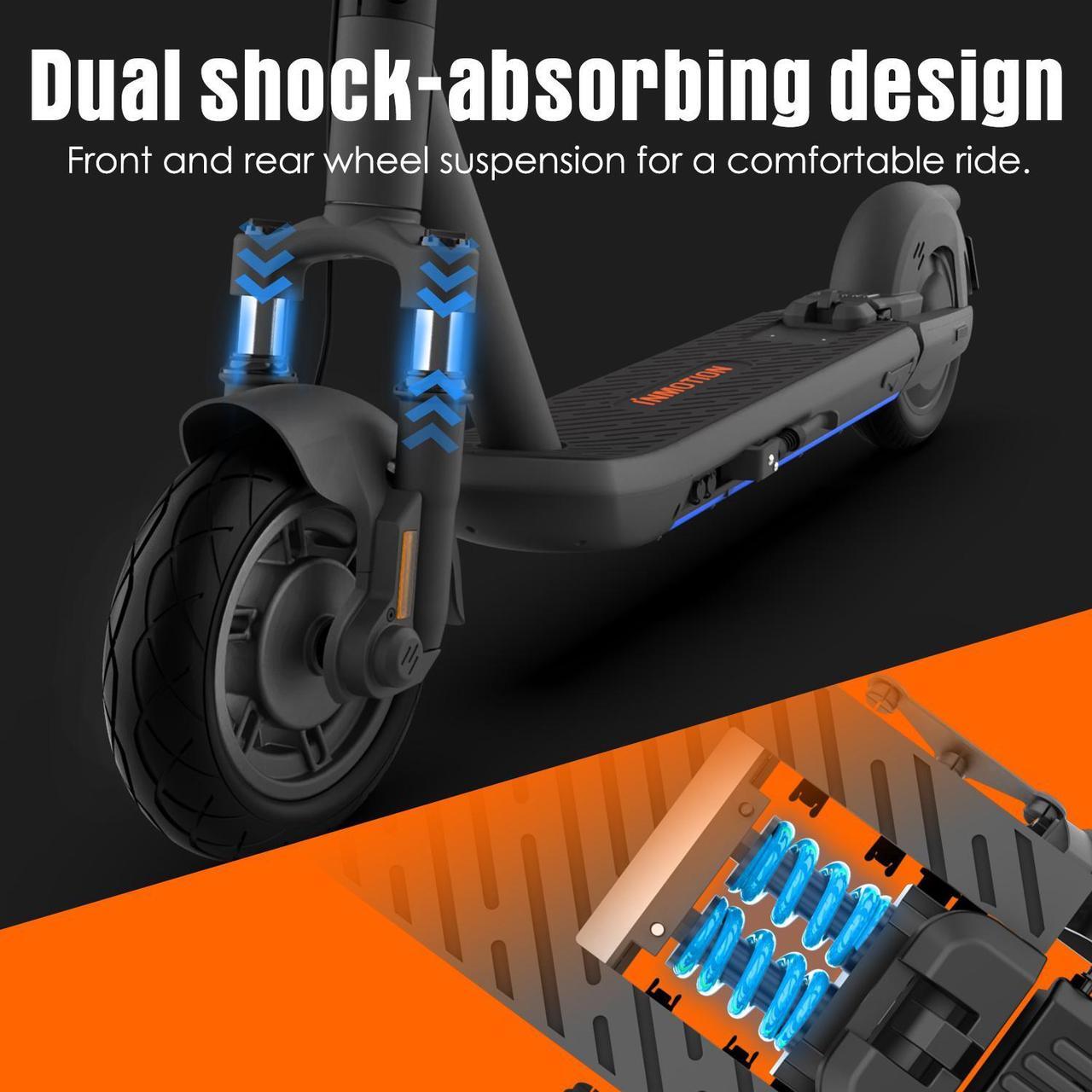 Alt view image 6 of 7 - Inmotion S1F - Scooter for Big and Tall People - Electric Scooter for Adults 300lbs - Long Range Commuter E-Scooter (25 MPH & 59 Miles)