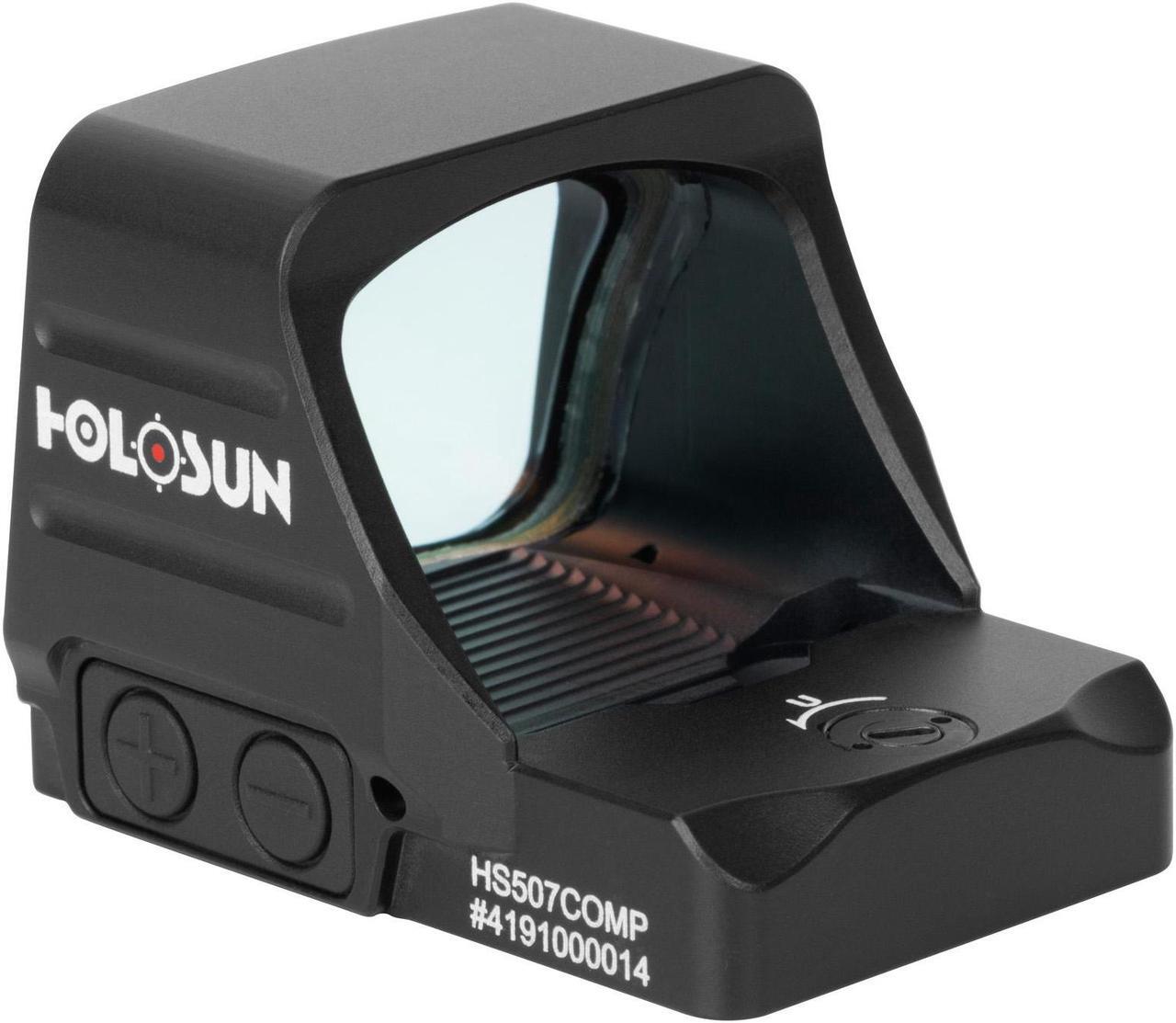 Alt view image 2 of 4 - Holosun 507 Elite Competition Red Dot Sight - Red CRS Reticle Black HS507COMP