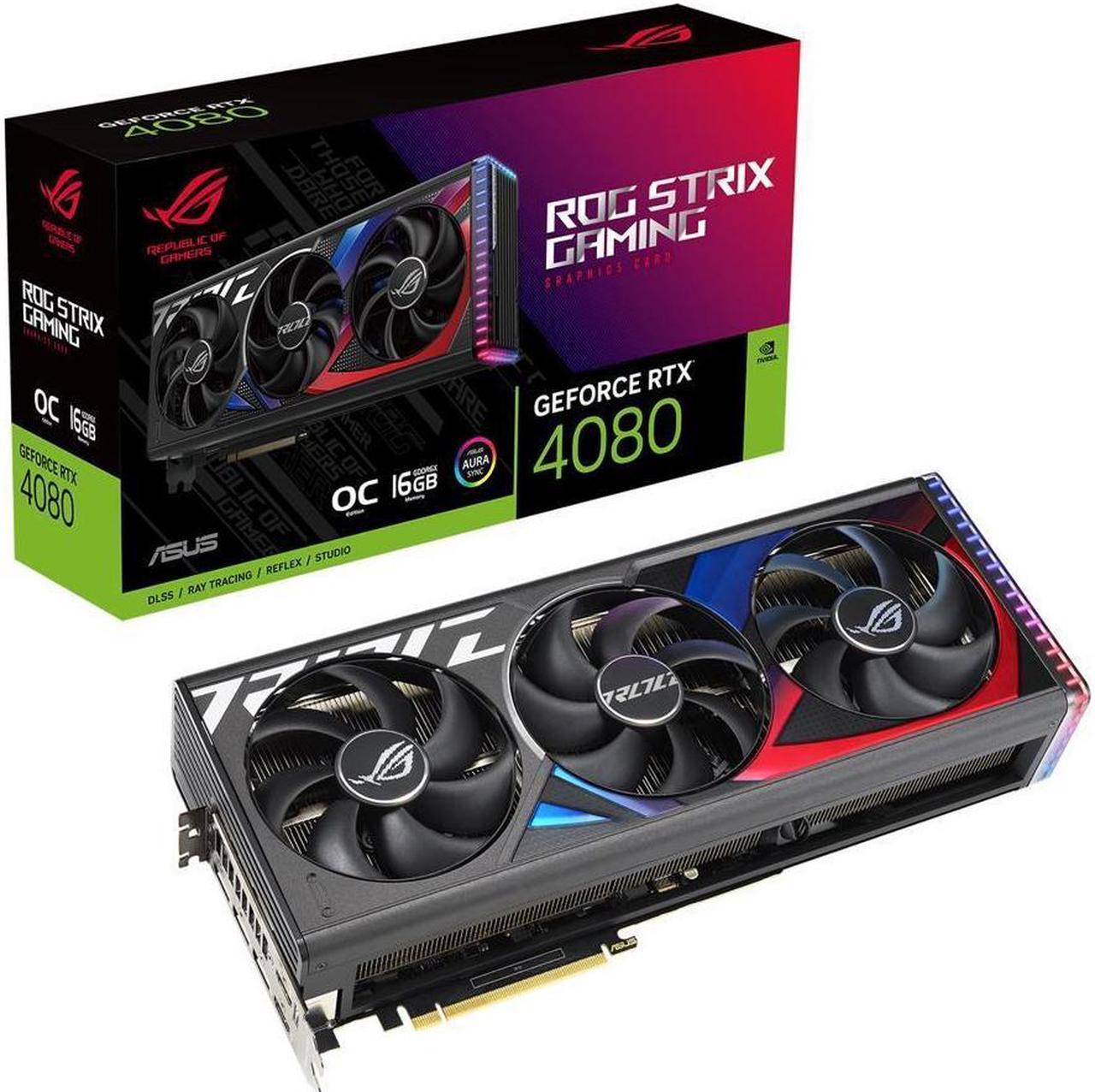 ASUS ROG Strix GeForce RTX 4080 OC Edition Gaming ...