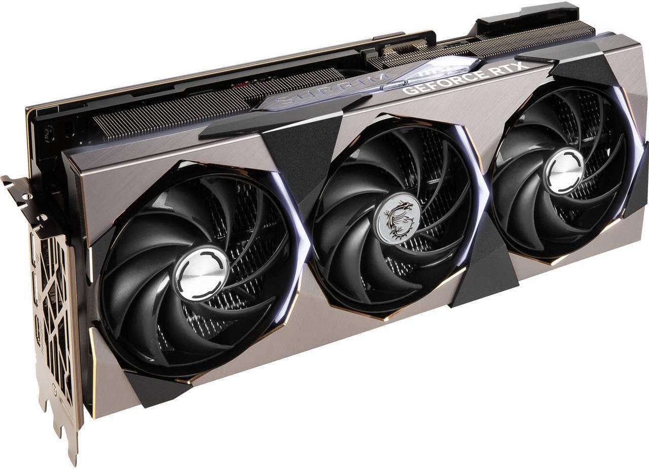 Alt view image 7 of 7 - MSI Suprim X GeForce RTX 4080 16GB GDDR6X PCI Express 4.0 Video Card RTX 4080 16GB SUPRIM X