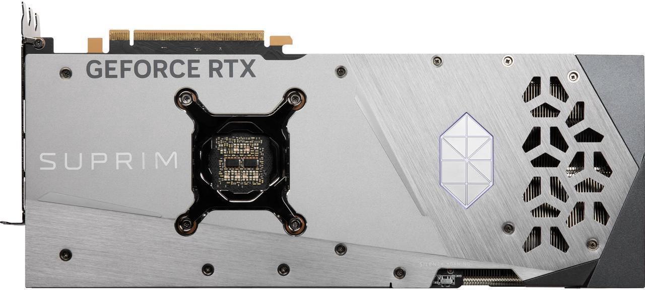 Alt view image 4 of 7 - MSI Suprim X GeForce RTX 4080 16GB GDDR6X PCI Express 4.0 Video Card RTX 4080 16GB SUPRIM X