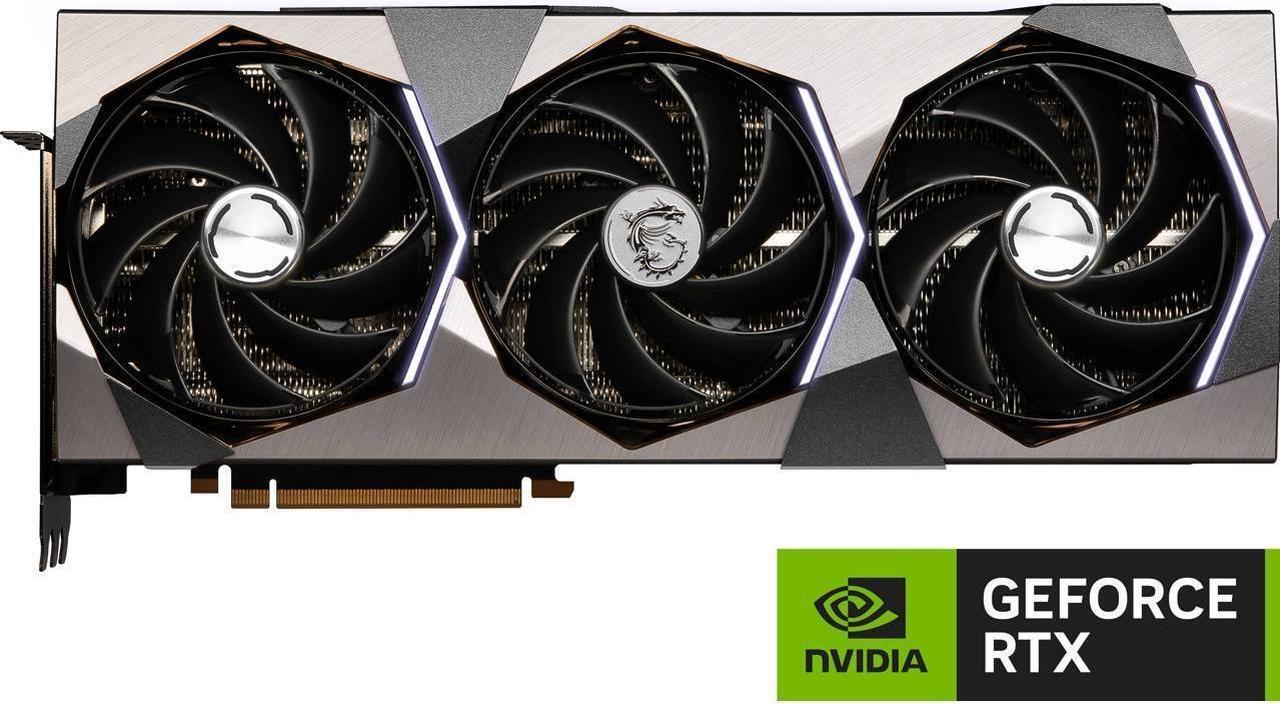 Alt view image 3 of 7 - MSI Suprim X GeForce RTX 4080 16GB GDDR6X PCI Express 4.0 Video Card RTX 4080 16GB SUPRIM X