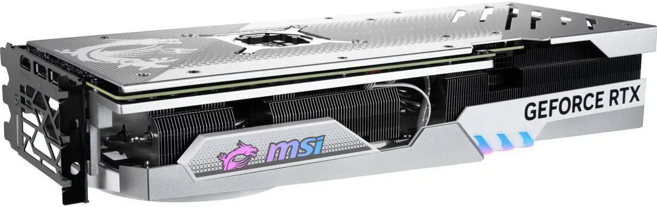 Alt view image 6 of 7 - MSI Gaming (MSI) GeForce RTX 4070 Ti GGDR6X 12GB PCI-E 4.0 RTX 4070 Ti GAMING X TRIO WHITE 12G