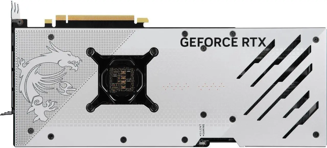 Alt view image 5 of 7 - MSI Gaming (MSI) GeForce RTX 4070 Ti GGDR6X 12GB PCI-E 4.0 RTX 4070 Ti GAMING X TRIO WHITE 12G