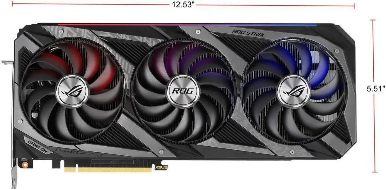Alt view image 5 of 6 - ASUS ROG Strix GeForce RTX 3080 Video Card ROG-STRIX-RTX3080-10G-GAMING
