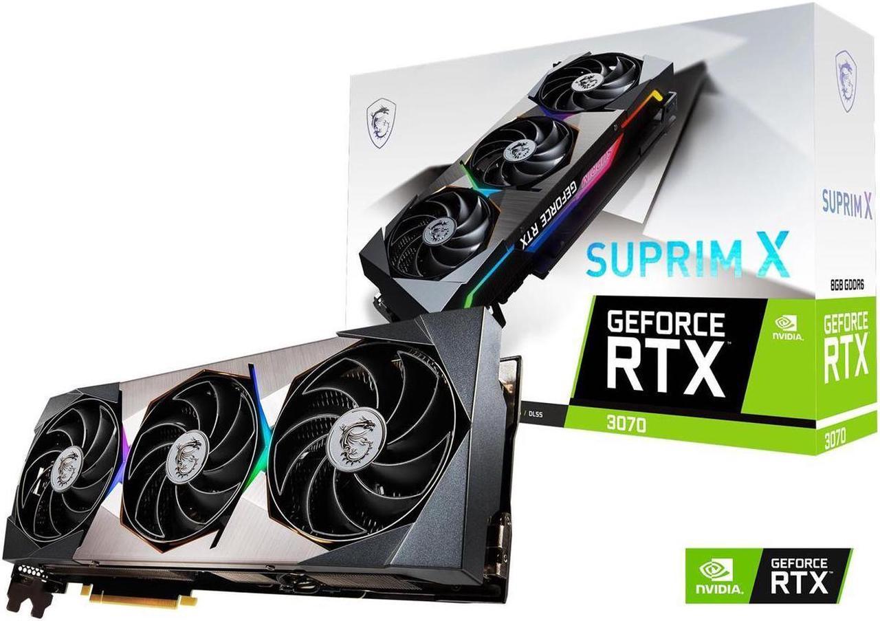 MSI Suprim GeForce RTX 3070 Video Card RTX 3070 Suprim X 8G LHR