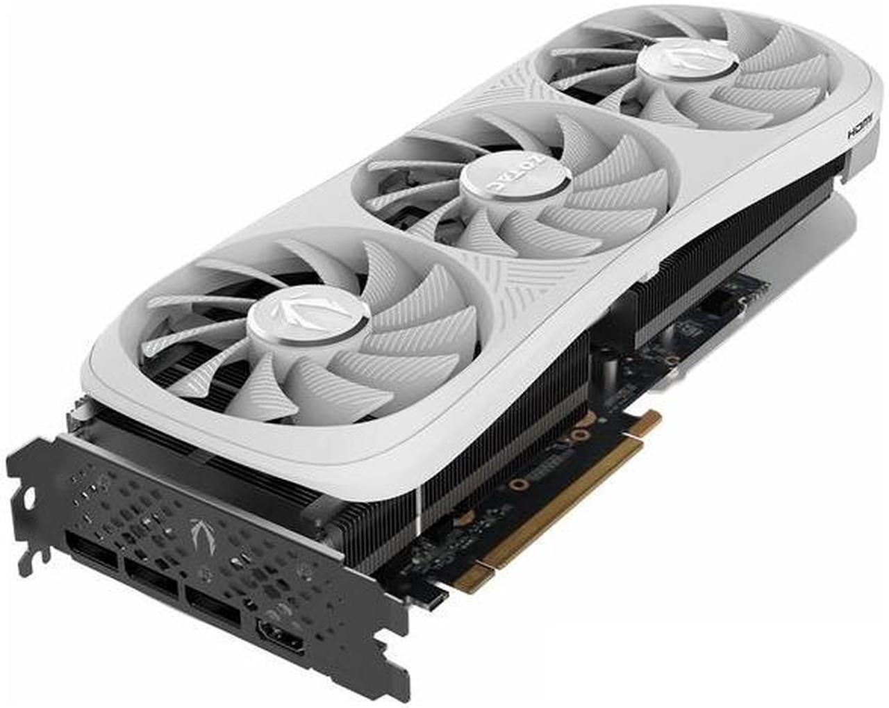 ZOTAC GeForce RTX4070TI TRINTY OC Lunar White 12GB Graphics Card, GDDR6X 192-bit PCI Express 4.0 16x Video Card