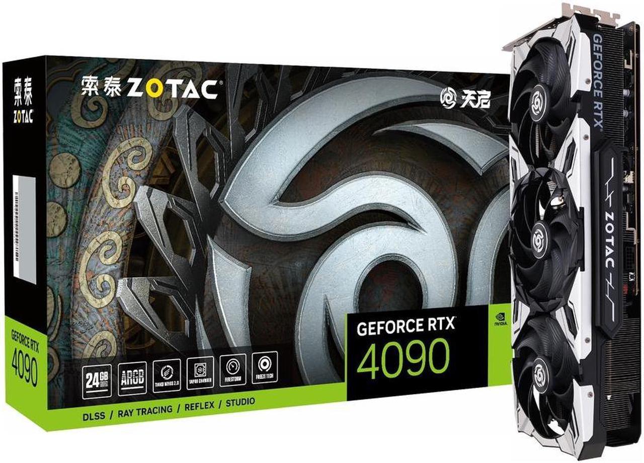 ZOTAC GeForce RTX4090 Apocalypse OC 24 GB Graphics Card, GDDR6X 384-bit PCI Express 4.0 16x Video Card