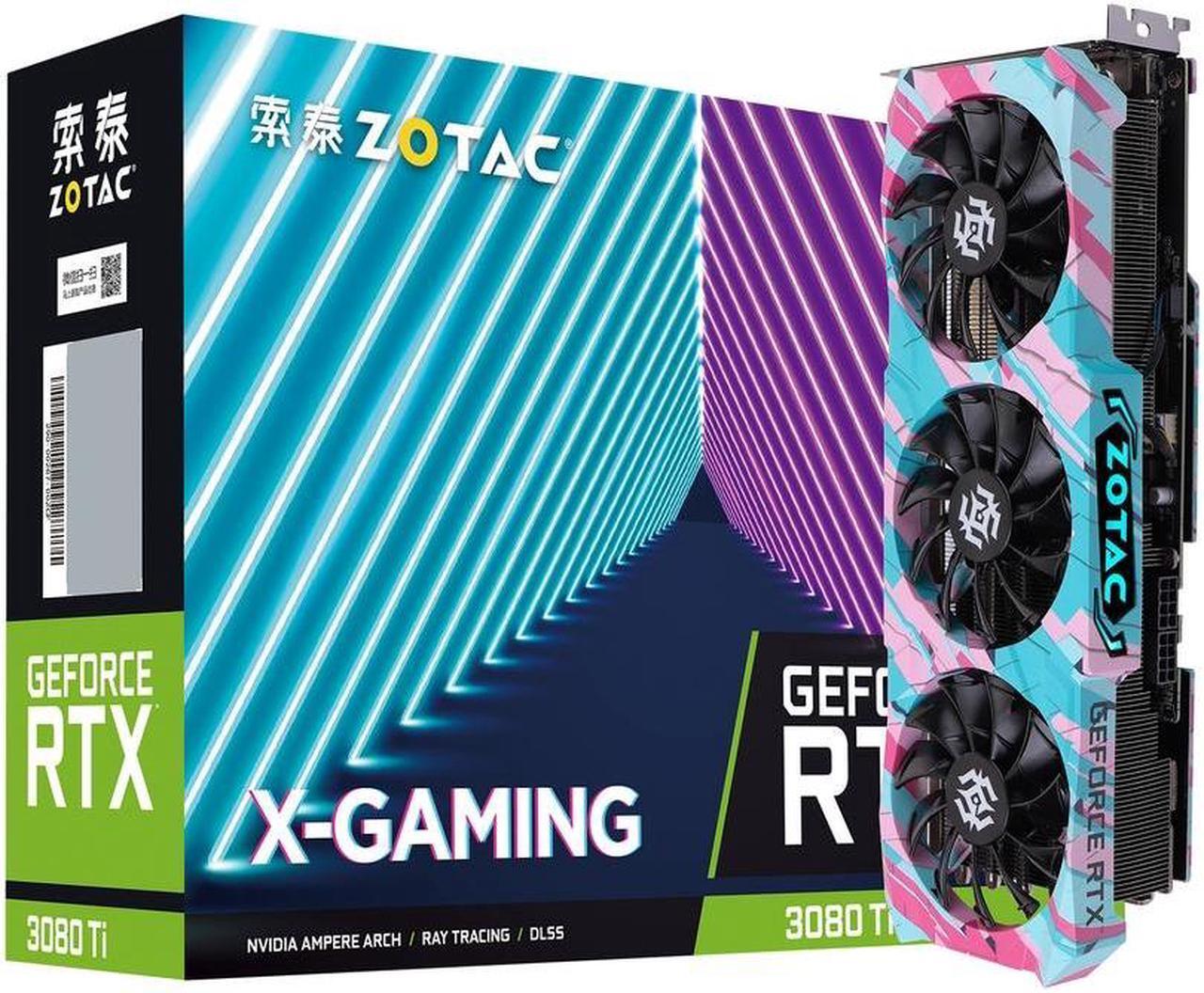 Main image of ZOTAC GeForce RTX 3080Ti-12G6X X-GAMING OC 12GB Graphics Card, GDDR6X 384-bit PCI Express 4.0 Video Card