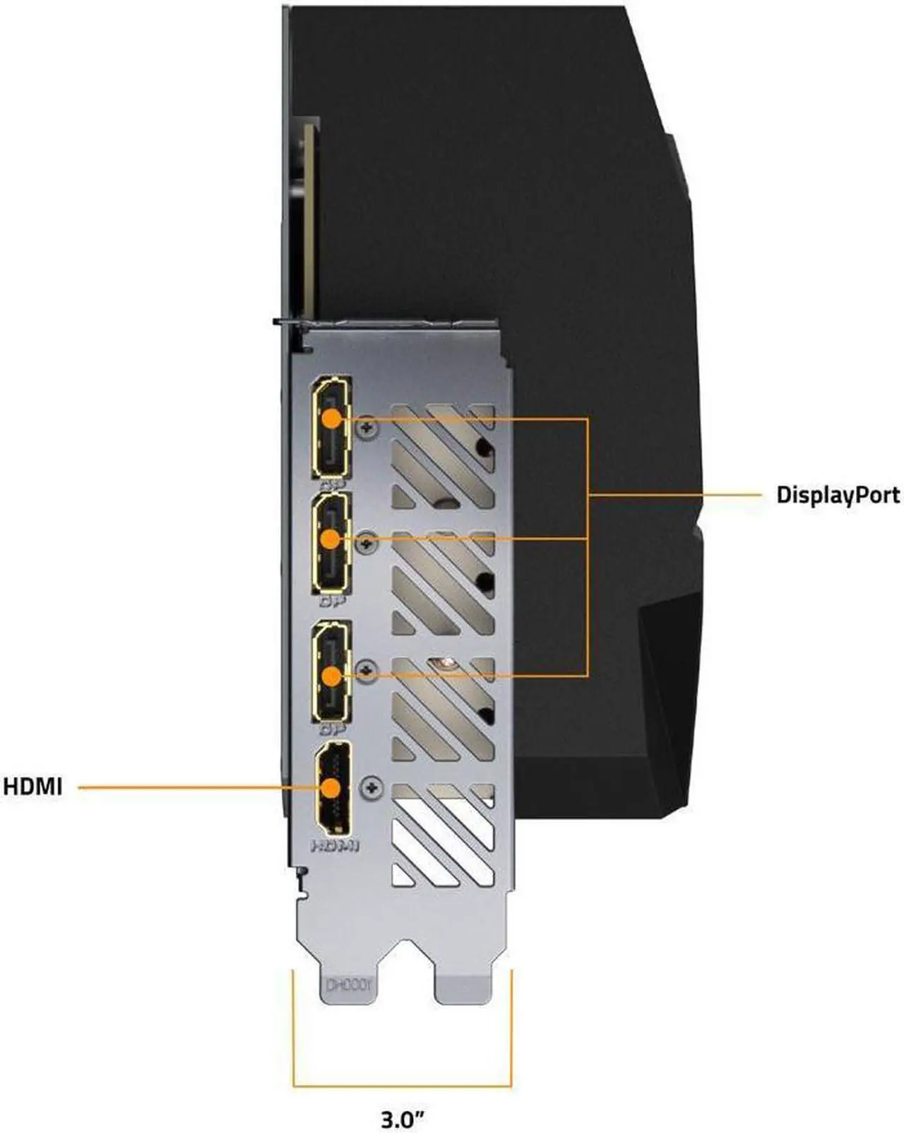 Alt view image 13 of 14 - GIGABYTE AORUS GeForce RTX 4090 MASTER 24GB GDDR6X PCI Express 4.0 x16 ATX Video Card GV-N4090AORUS M-24GD