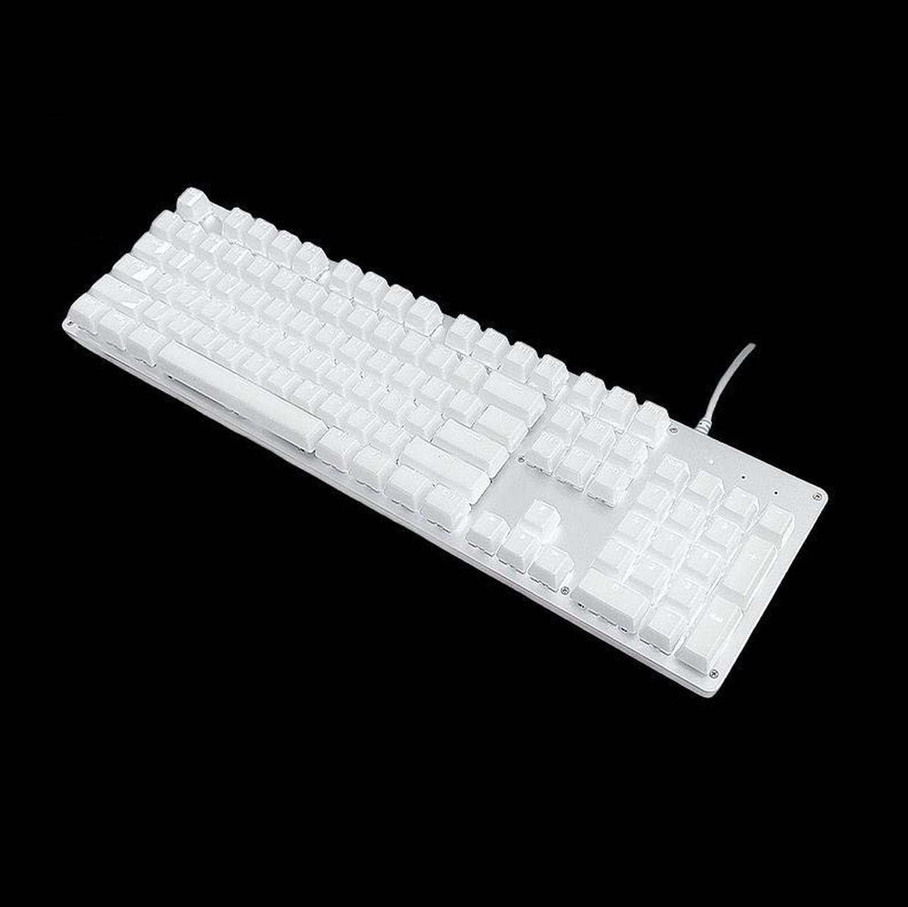 FANTECH k520Wired Mechanical Keyboard Black Shaft White LED Backlit Multimedia PC Gaming Keyboard,Office Keyboard for Working or Primer Gaming,Office Device k520,white