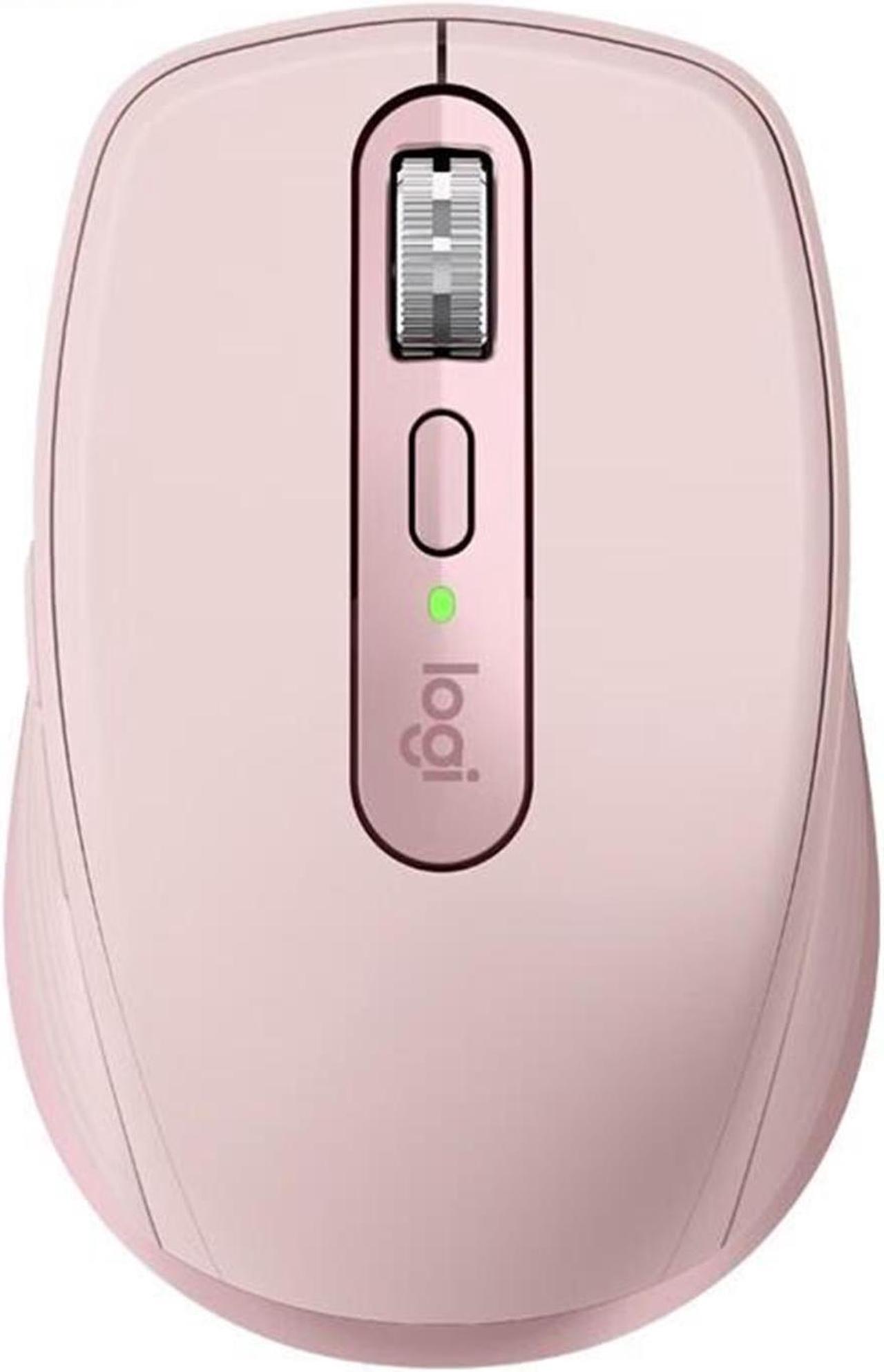 Logitech MX Anywhere 3 Wireless Bluetooth Dual Mode Mouse,  Compact Office Charging Mouse Optimal Cross Computer Control , 4000dpi, 6buttons, for window/macOS/iPadOS/ChromeOS /Linux, pink