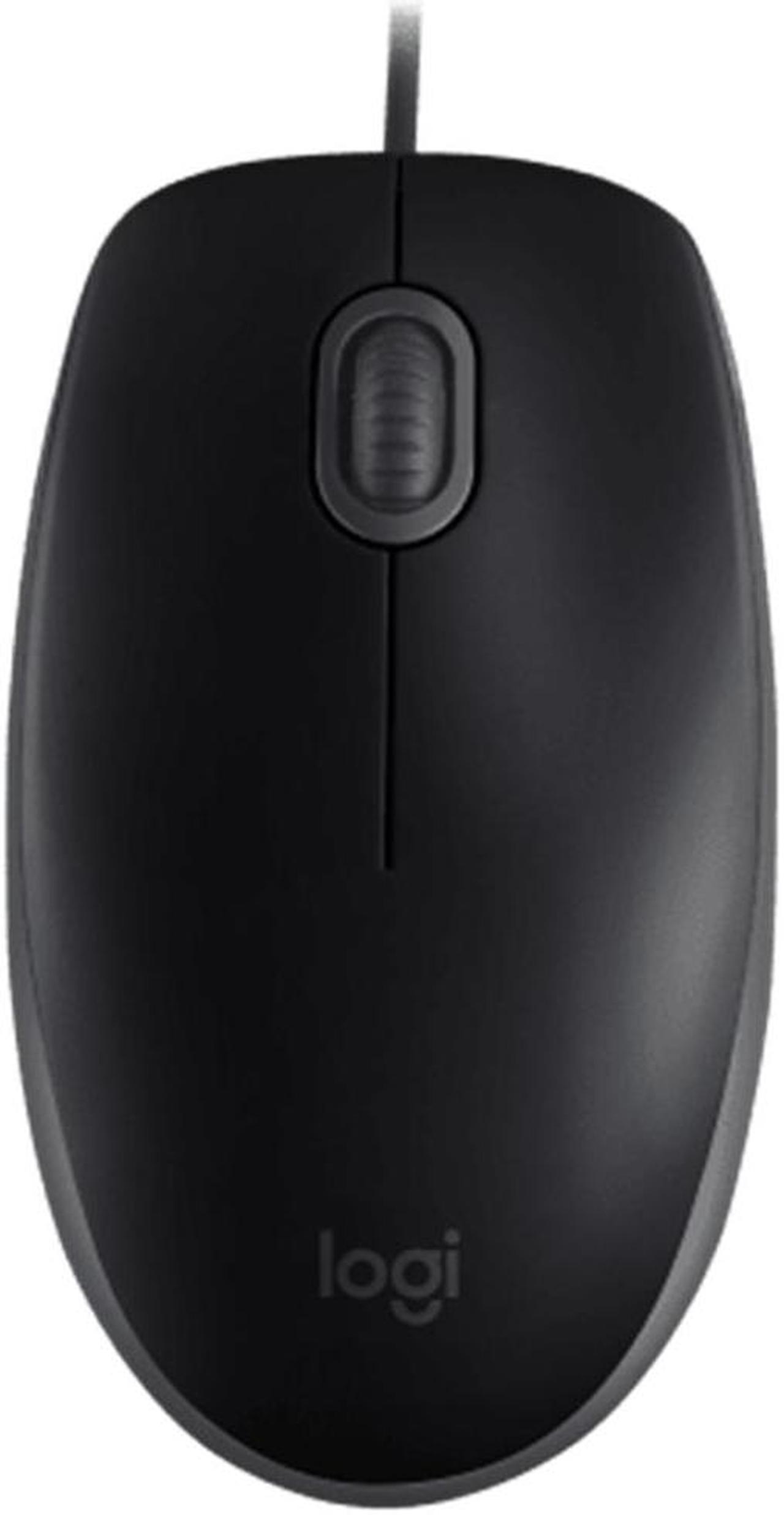 Main image of Logitech M110 Mouse wired Mouse,  Office Mouse Light Mouse Symmetric Mouse, 1000dpi, 3buttons, for Windows® 7 or later/macOS 10.11 or later/ChromeOS, Black