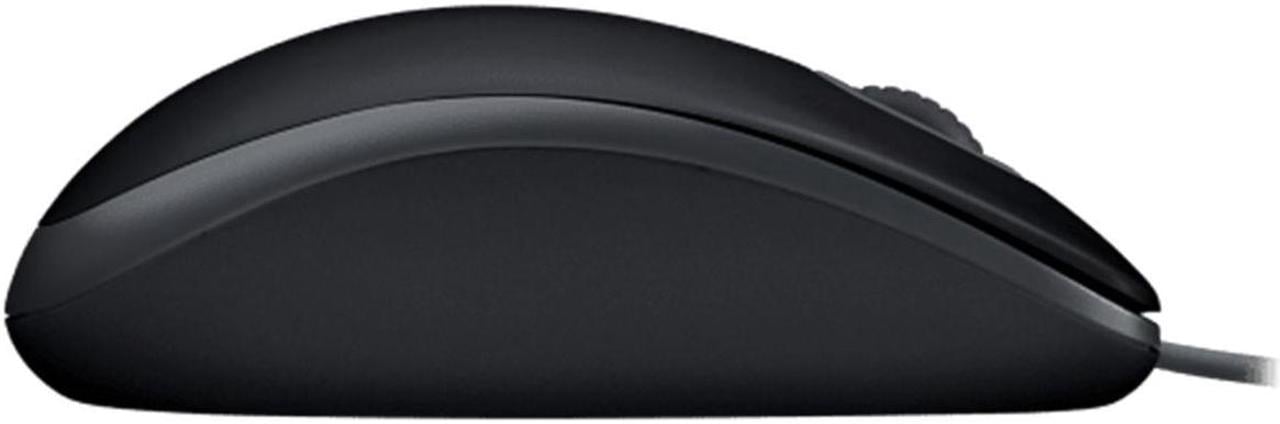 Alt view image 4 of 7 - Logitech M110 Mouse wired Mouse,  Office Mouse Light Mouse Symmetric Mouse, 1000dpi, 3buttons, for Windows® 7 or later/macOS 10.11 or later/ChromeOS, Black