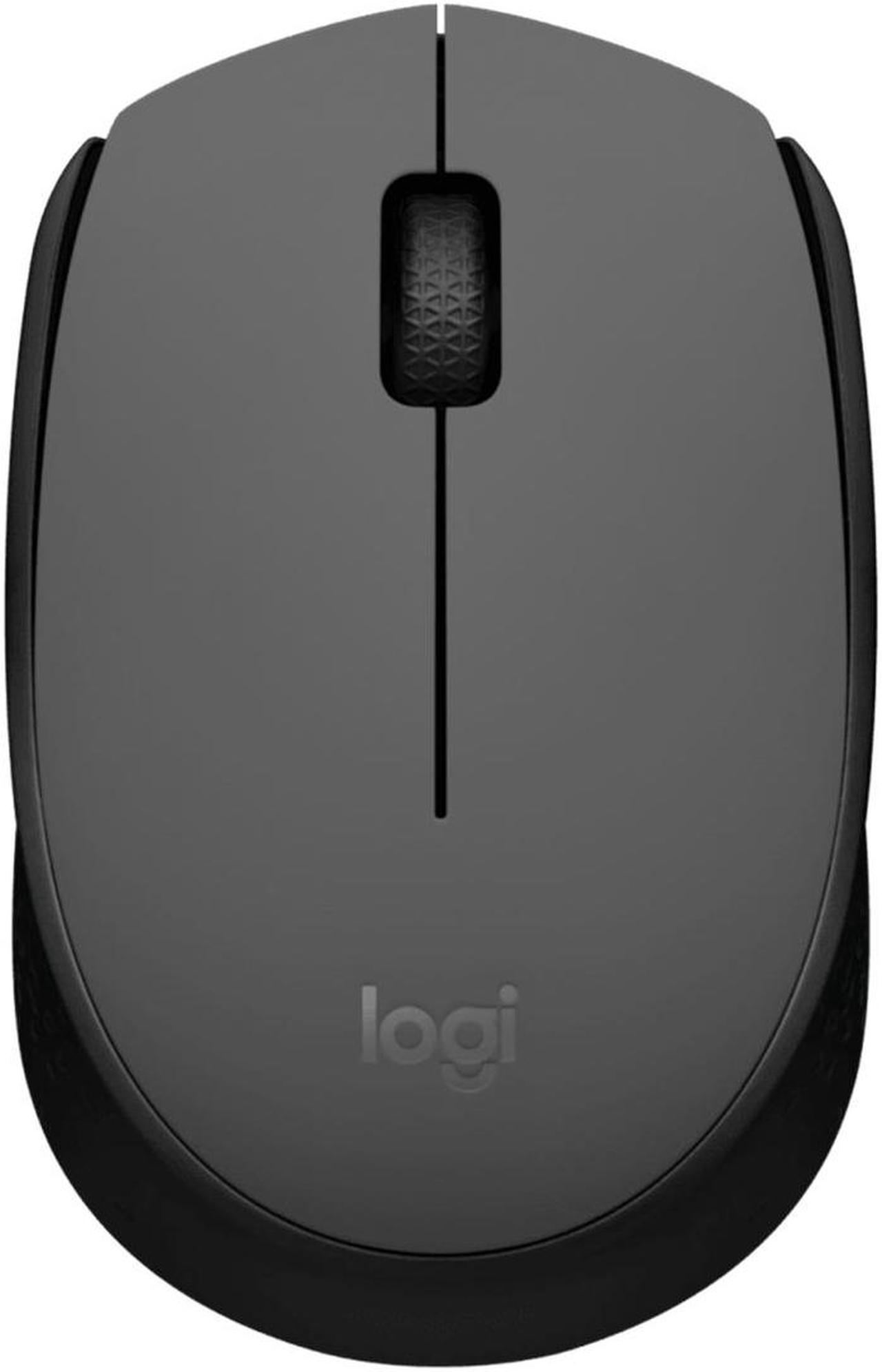 Main image of Logitech M170 Wireless Office Mouse, 1000dpi,  Symmetrical Colorful with 2.4G Receiver,  for Windows® 7 or later/macOS 10.11 or later/ChromeOS,  Gray BLACK