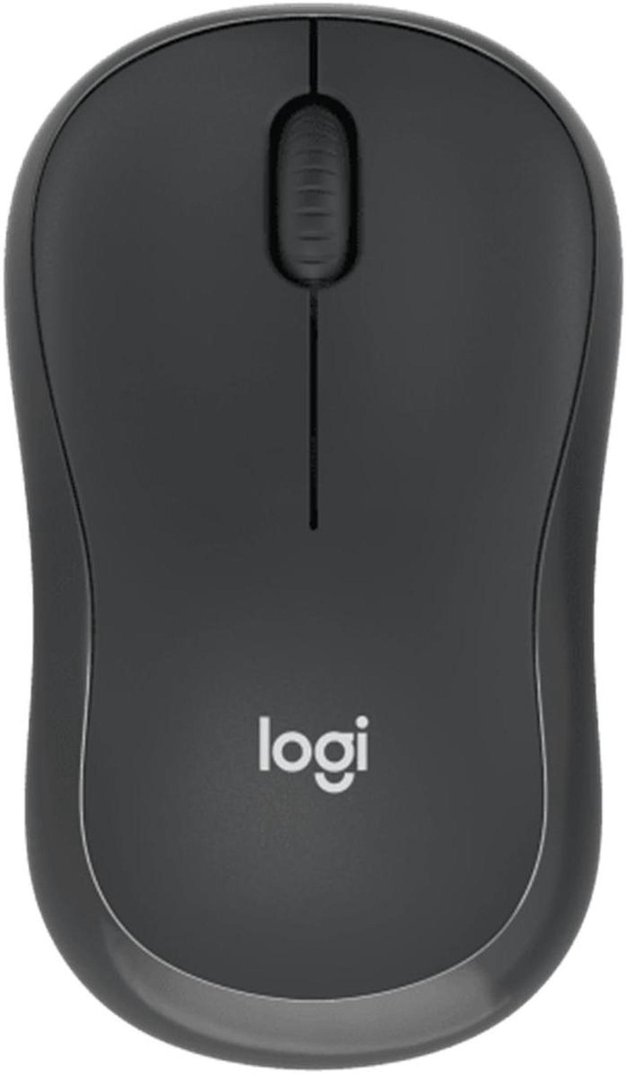 Logitech M240 Silent Wireless Mouse,  Office home Mouse Symmetric Mouse with Wireless Micro Receiver, 4000dpi, 3buttons, for Windows® 7 or later/macOS 10.11 or later/ChromeOS, Right Handed, black