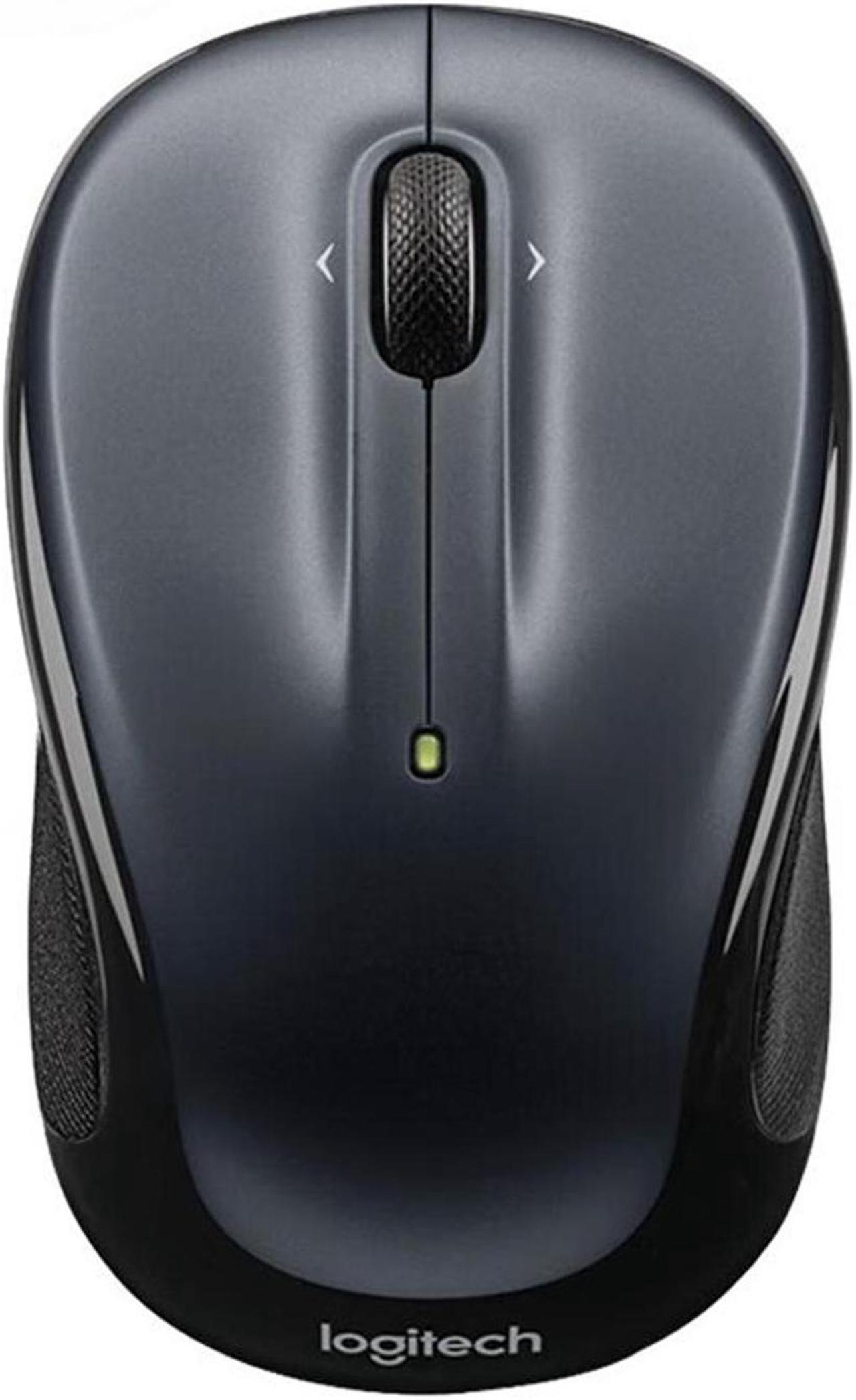 Logitech M325 Wireless Mouse,  for Mac Laptop Mouse USB Portable Light Sound Office home  Comfortable Grip, 1000dpi,3buttons for Windows® 7 or later/macOS 10.11 or later/ChromeOS, Right Handed, black