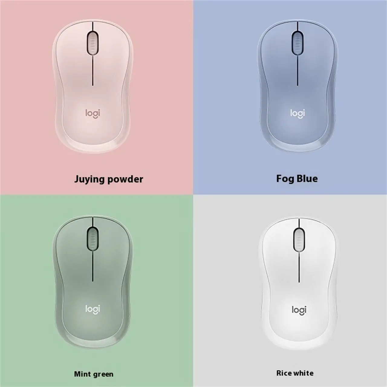 Alt view image 4 of 7 - Logitech M221 Silent Wireless Mouse,  Office home Mouse Symmetric Mouse with Wireless Micro Receiver, 1000dpi, 3buttons, for Windows® 7 or later/macOS 10.11 or later/ChromeOS, blue
