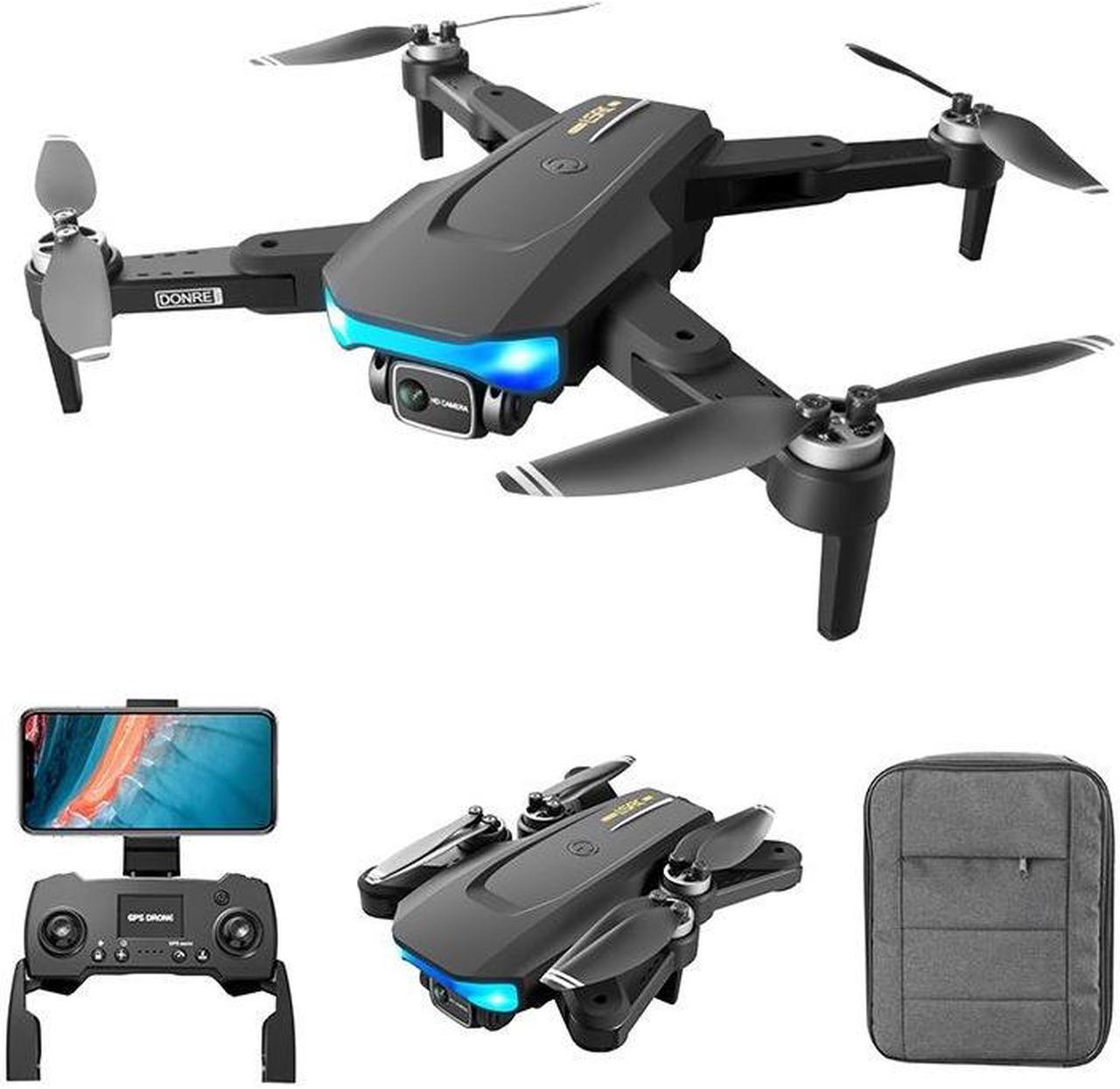 FANTECH LS-38 PRO Drone , Obstacle avoidance UAV, 28 minutes range, 8 levels of wind resistance, 258g ultra-light, 6K HD, 3-axis stabilized gimbal, 1 battery, Aerial Camera, Black