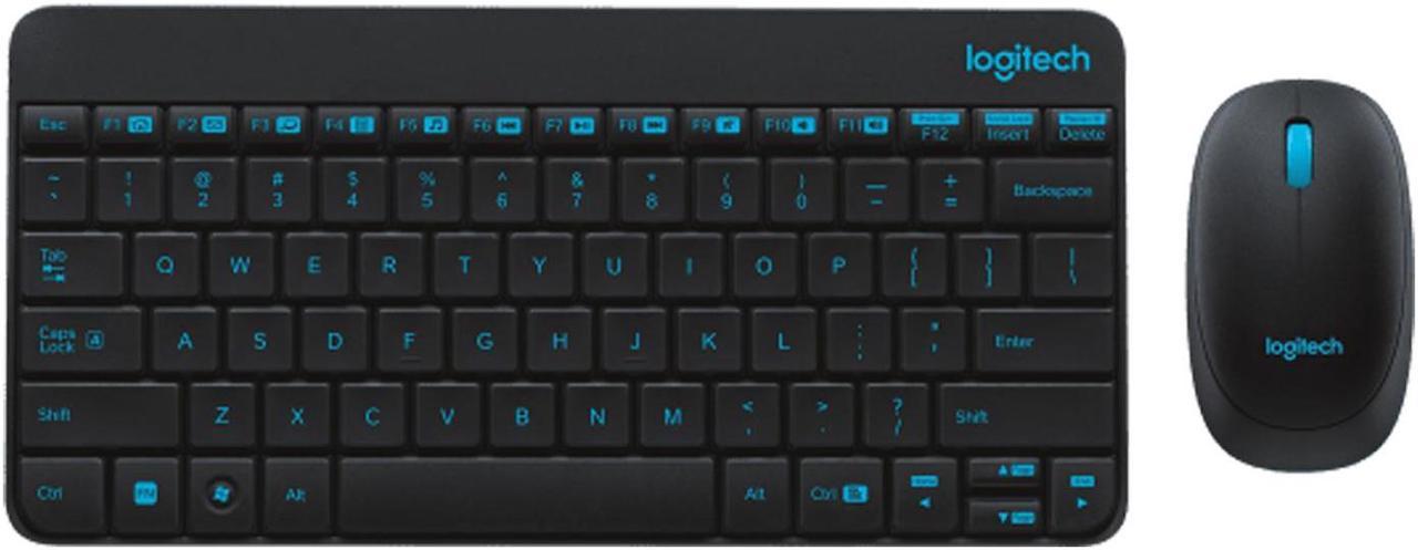 Logitech MK245 Nano  Wireless Keyboard &  Mouse Sets, Office gaming,  Mini Keyboard,  Kit Plug and Play,Durable. Simple, for Windows® 10, 11 or later, ChromeOS, Linux 2.6 or higher, USB, black