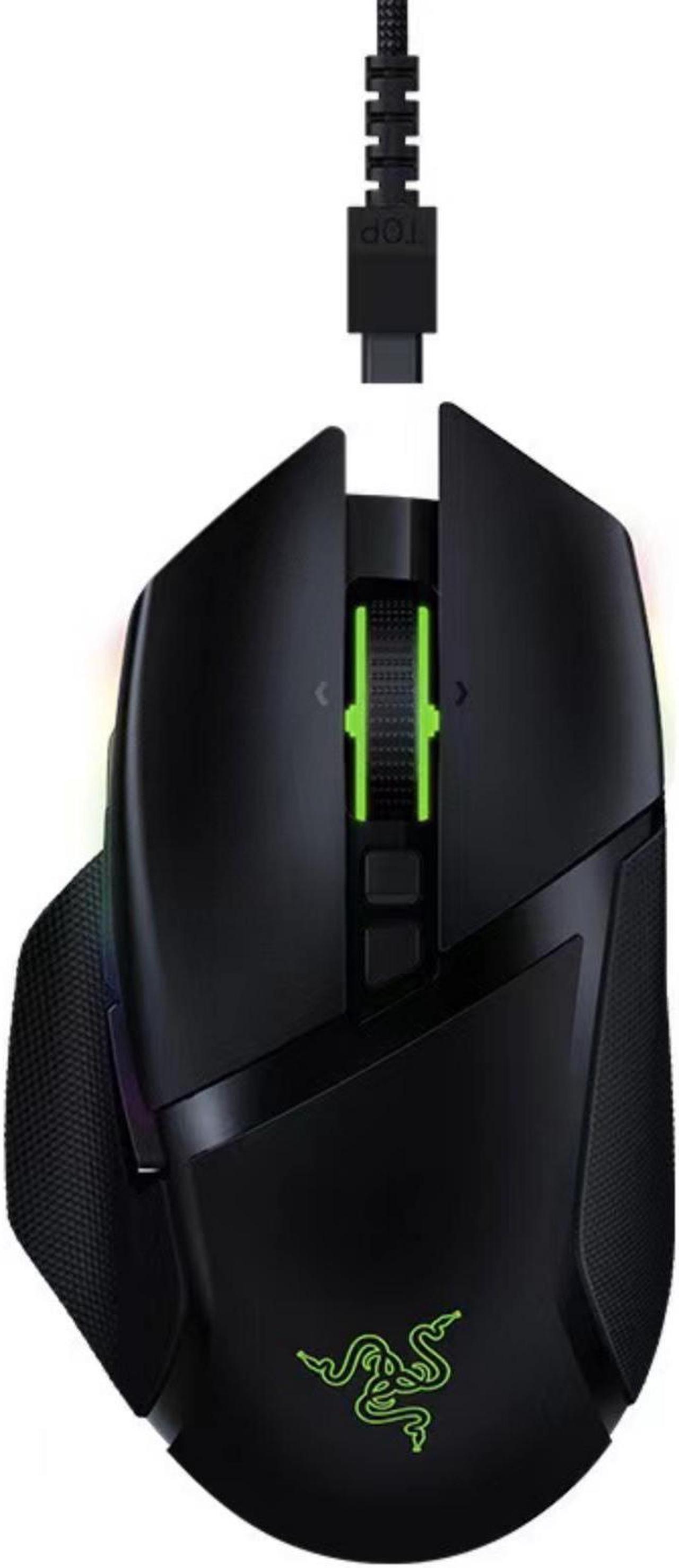 Fantech Basilisk Ulimate Wireless mouse, 20000dpi, 11 Buttons, RBG, 100 Hours Long Battery Life, Optical Micro Switch, Black